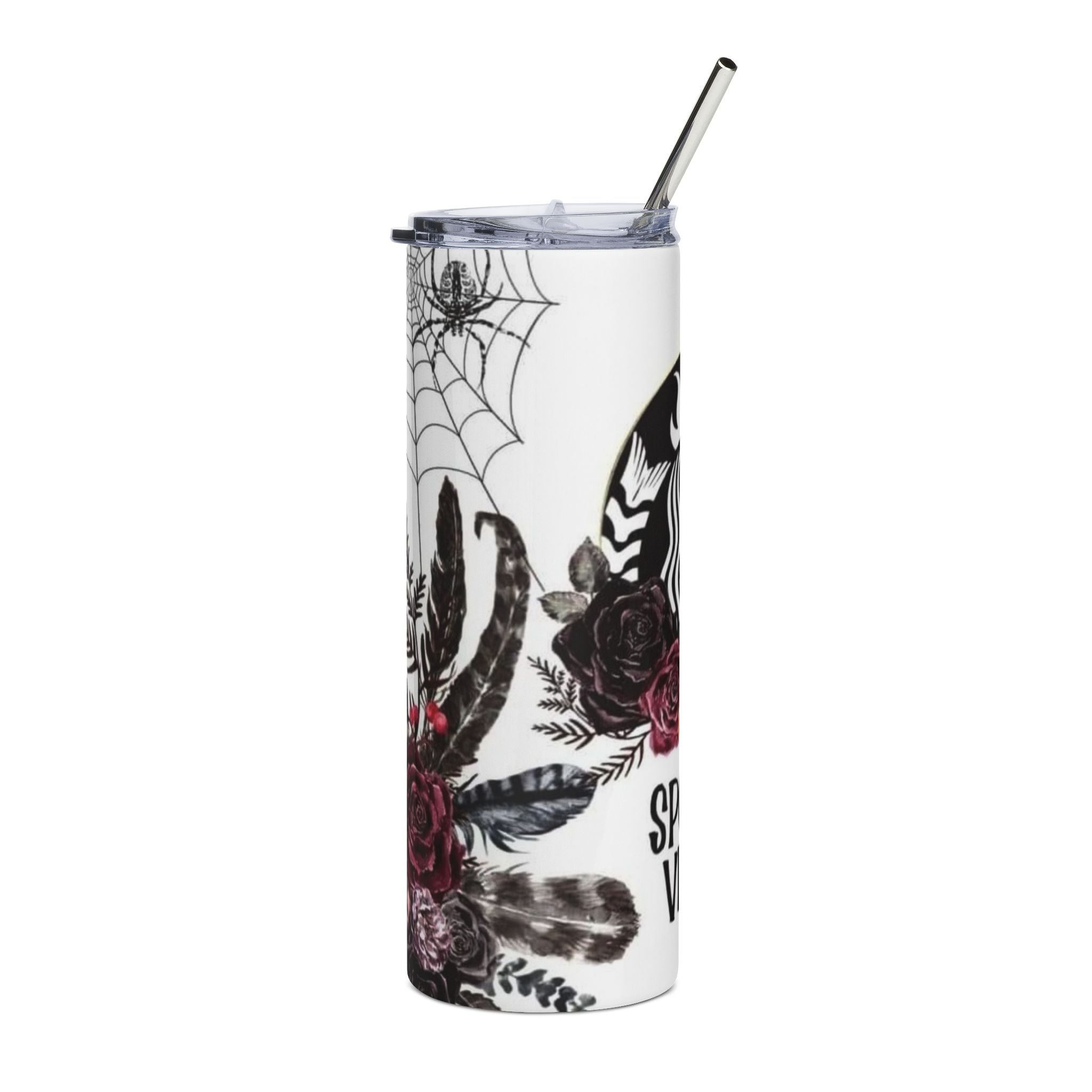 Spooky Vibes 20oz Stainless Tumbler by Printify