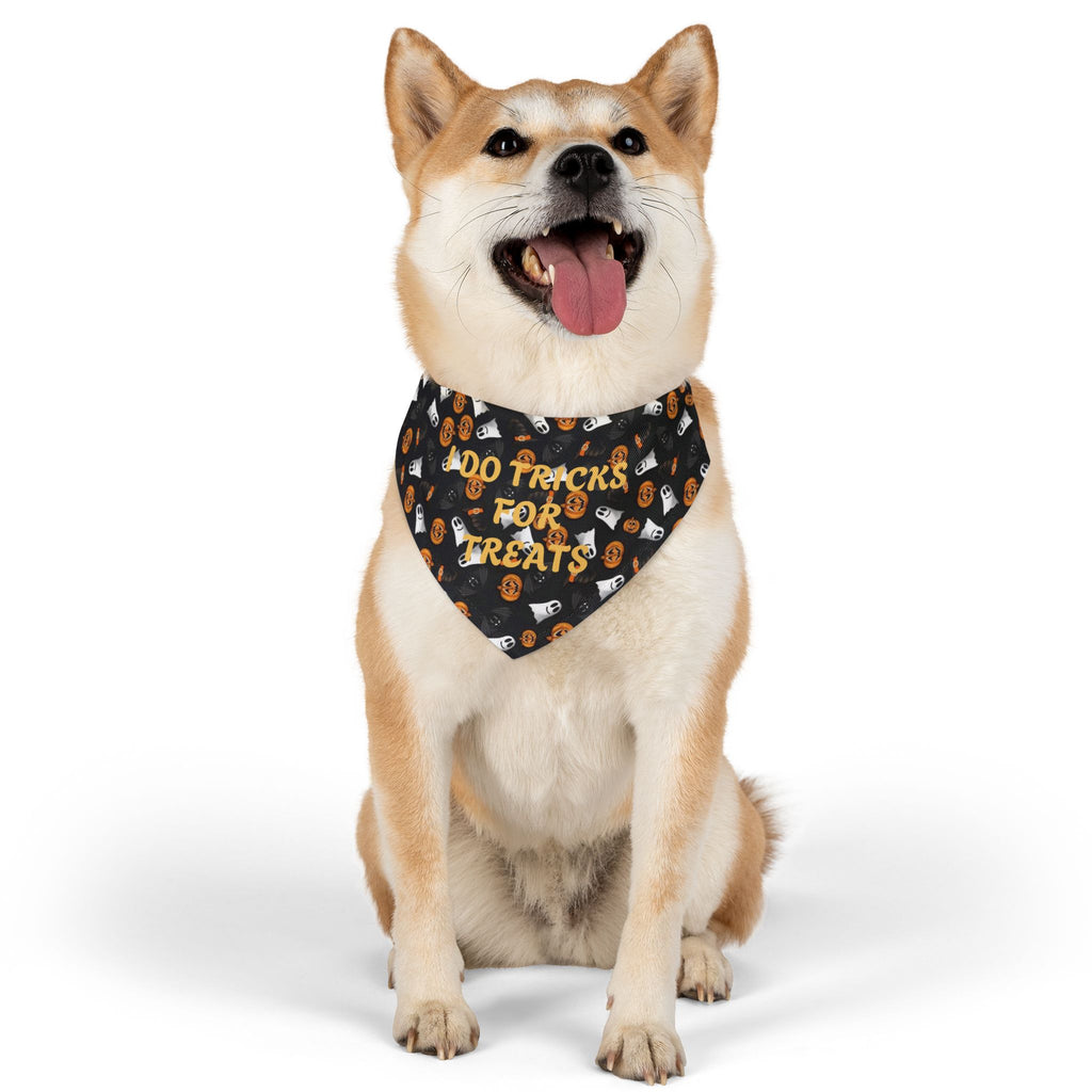 Halloween Pet Bandana Collar – “Do Tricks for Treats” Dog & Cat Accessory by Printify