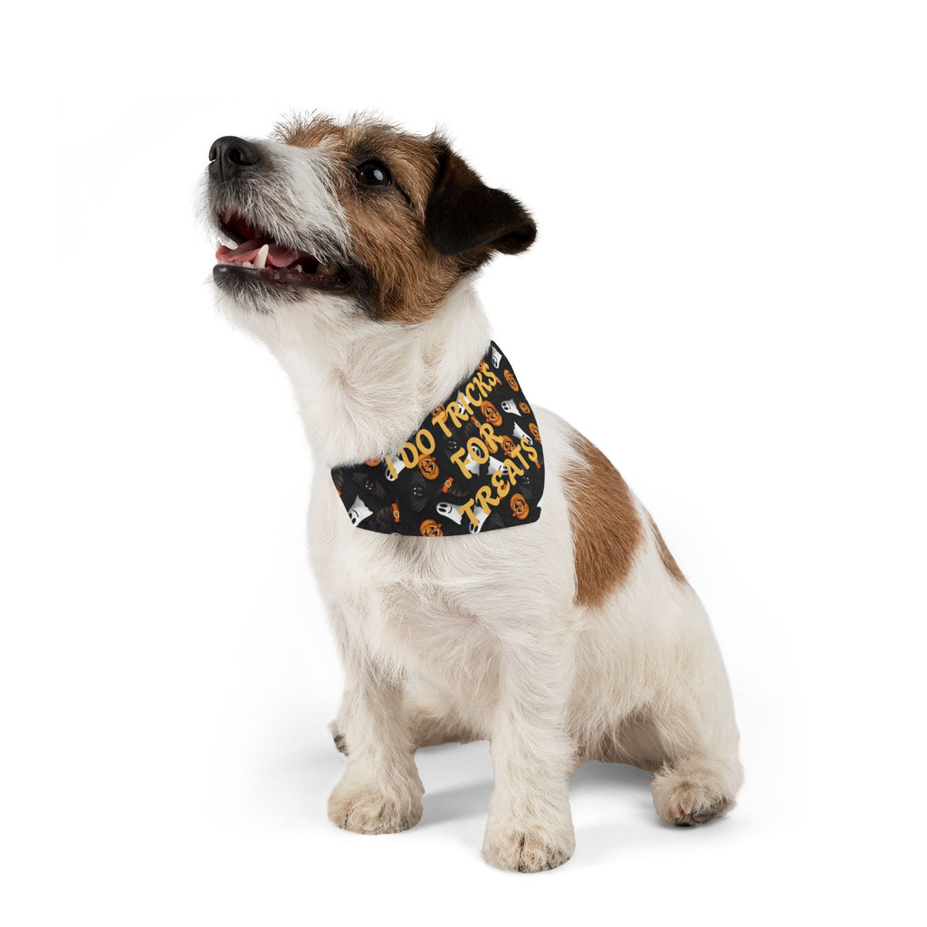 Halloween Pet Bandana Collar – “Do Tricks for Treats” Dog & Cat Accessory by Printify