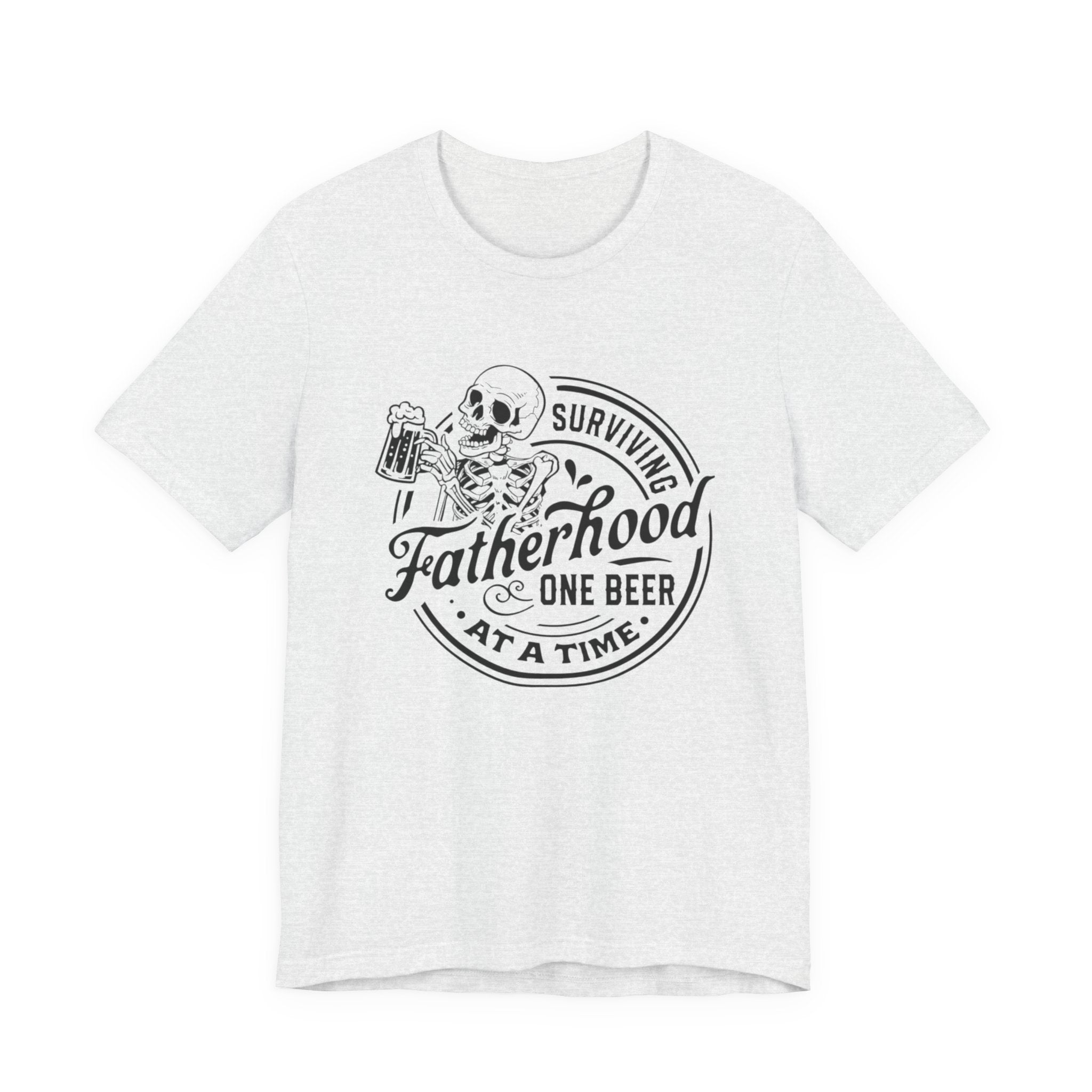 Fatherhood One Beer at a Time T-Shirt by Printify