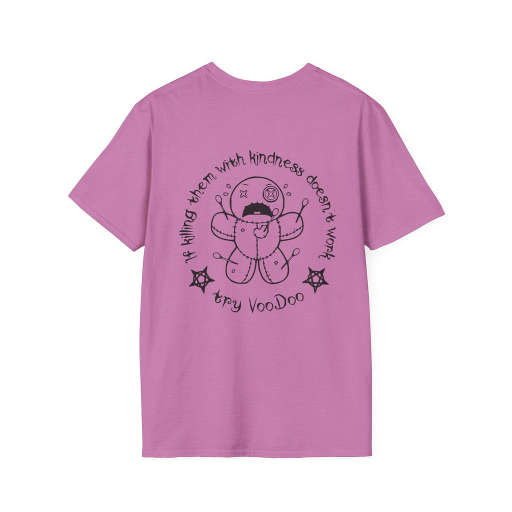 Minimal Angel Bear Chest Pocket T-Shirt by Printify