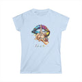 Let It Be Floral Lips Women's Tee by Printify