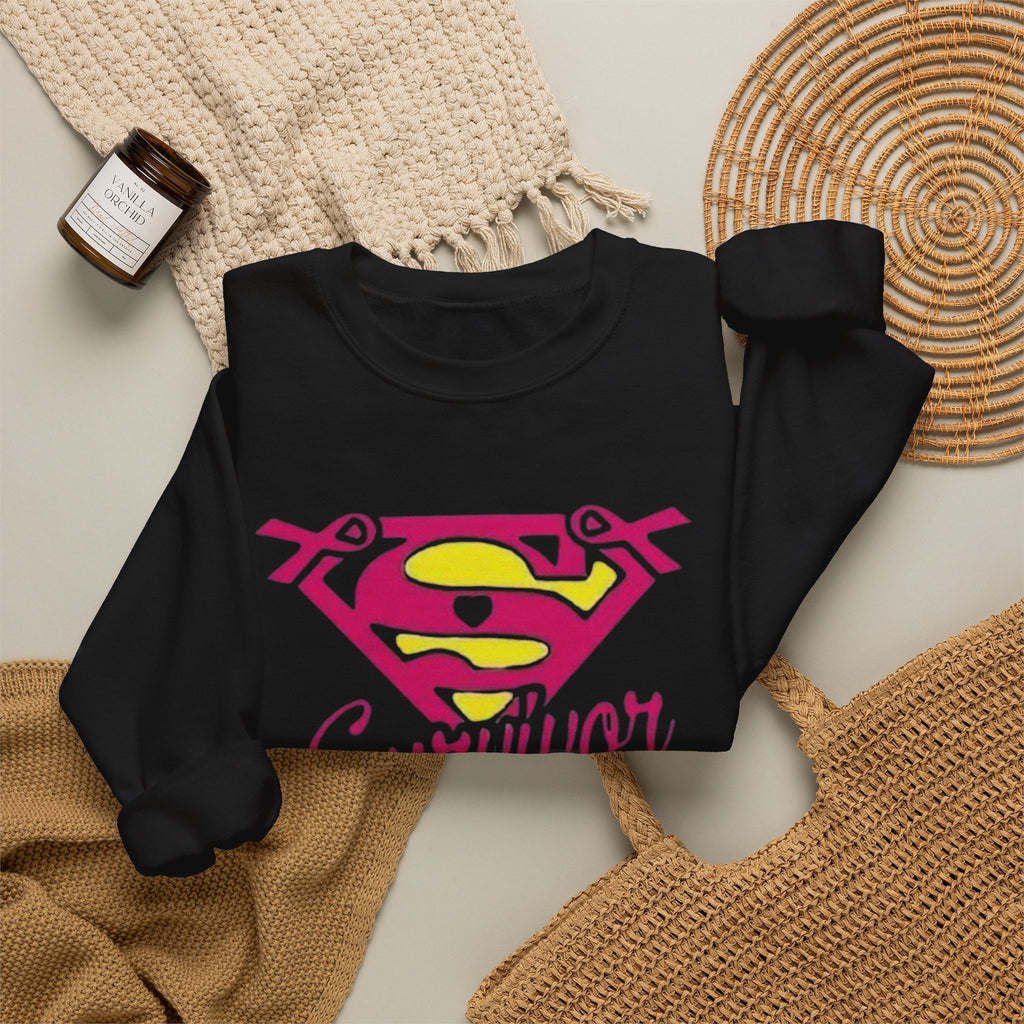 Super Survivor Crewneck Sweatshirt for Strong Individuals by Printify