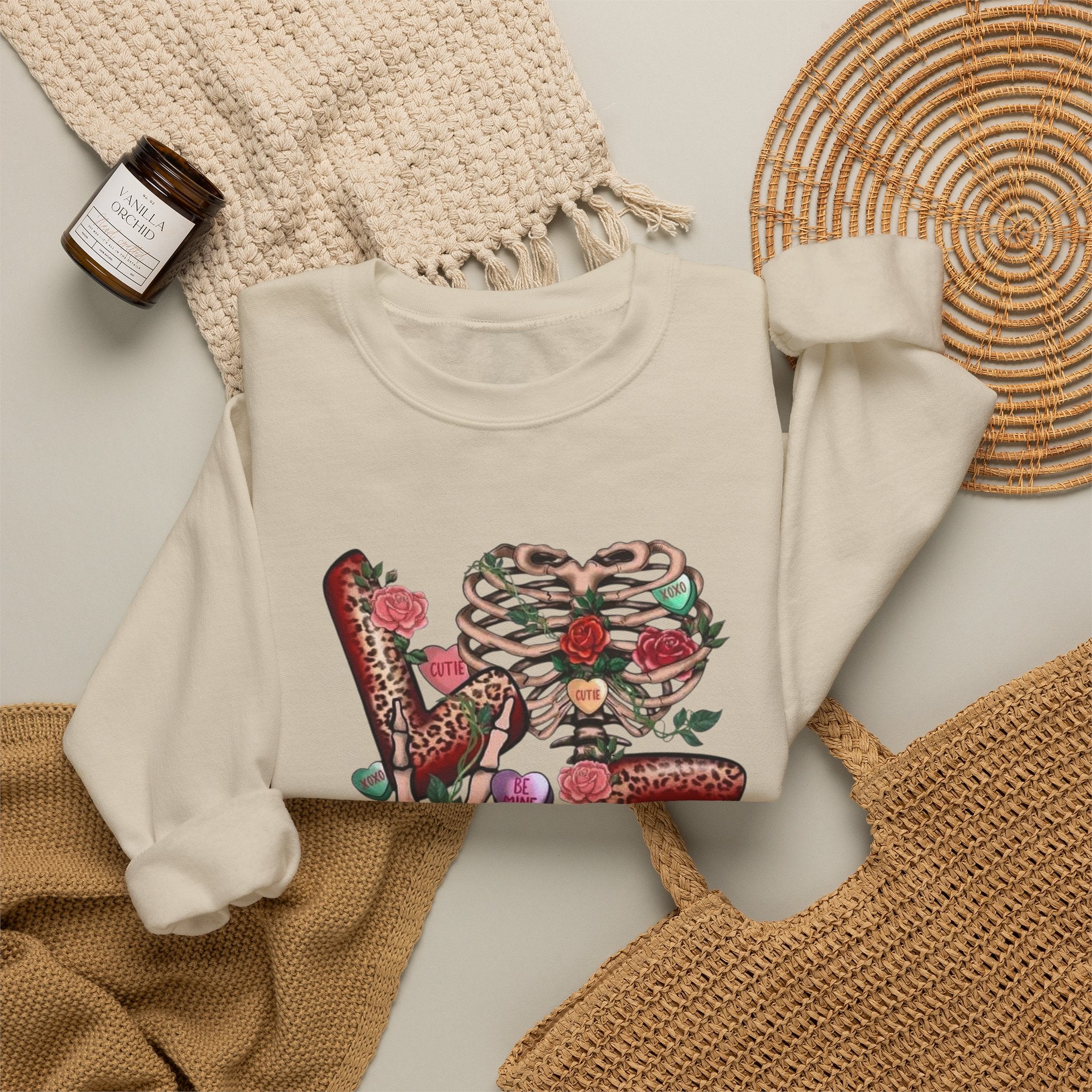 Valentine's Day Love Crewneck Sweatshirt by Printify
