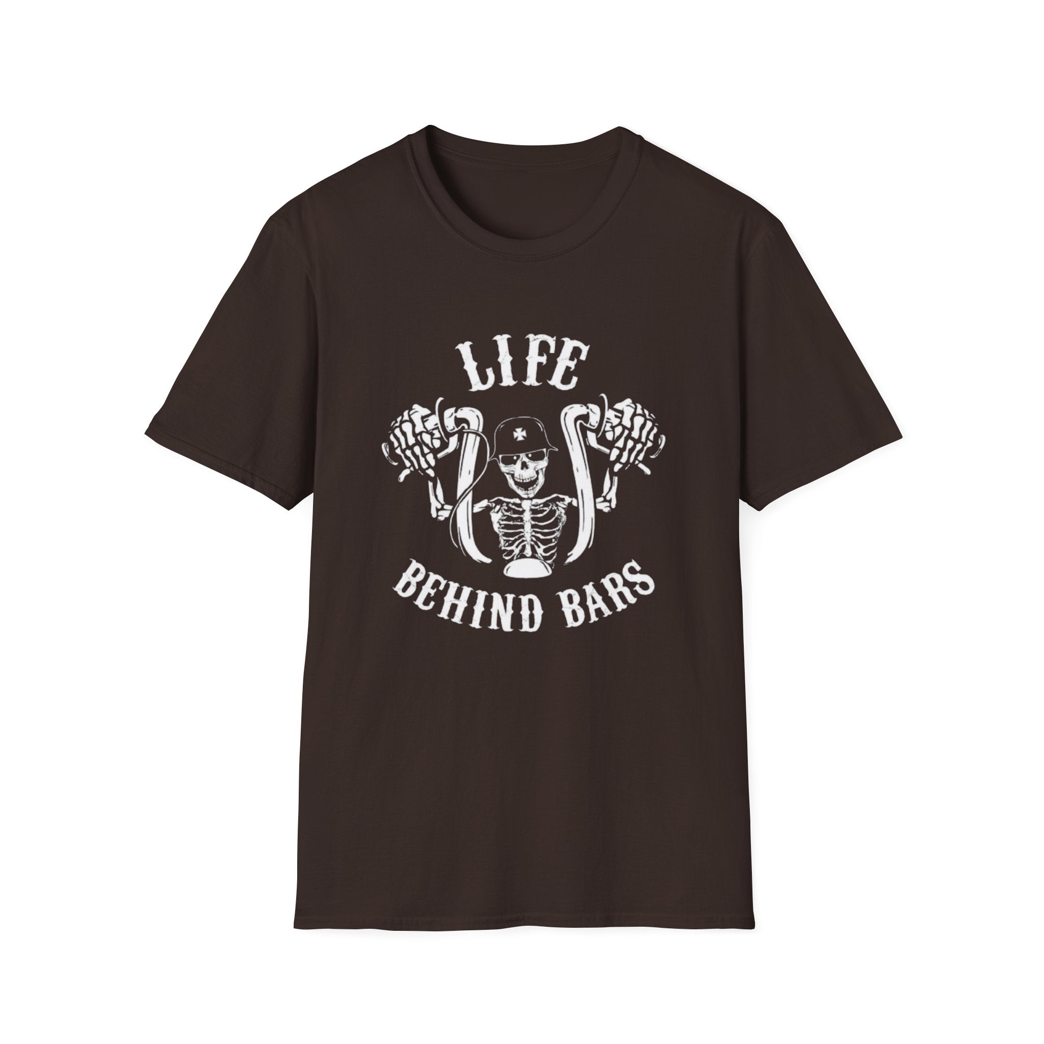 Life Behind Bars T-Shirt — Graphic Tee by Printify