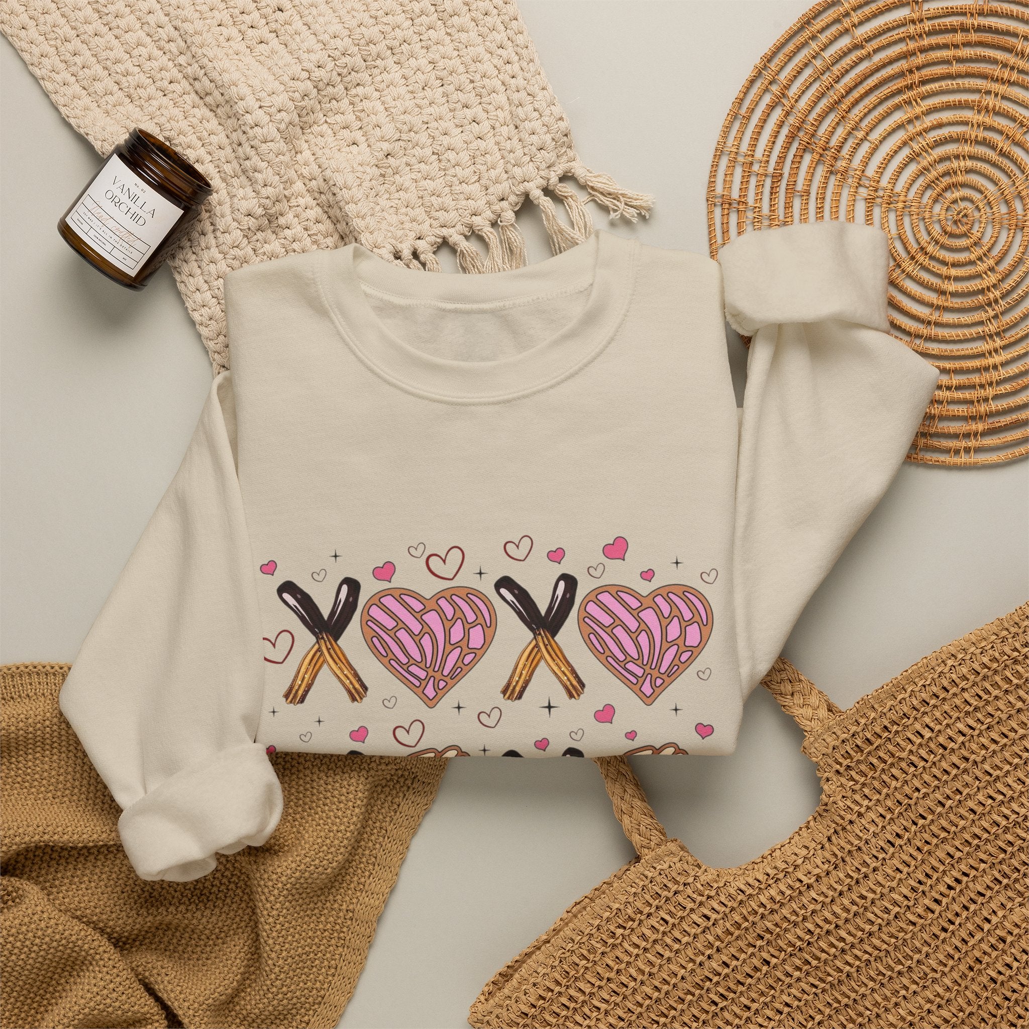 XOXO Crewneck Sweatshirt by Printify