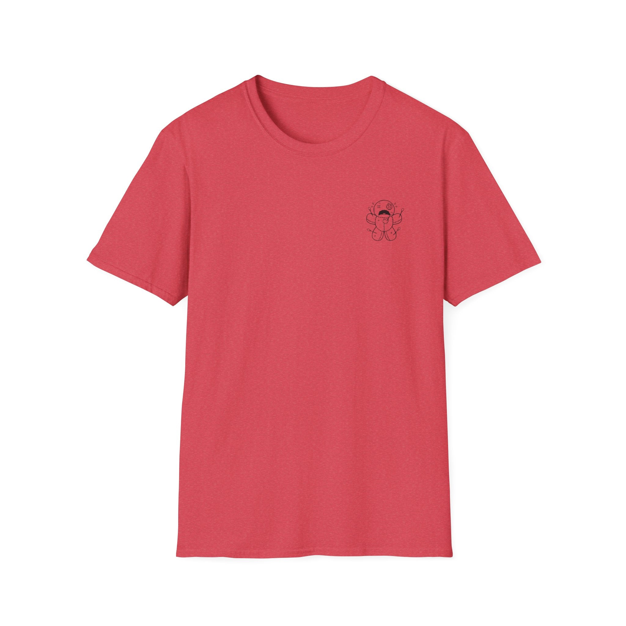 Minimal Angel Bear Chest Pocket T-Shirt by Printify
