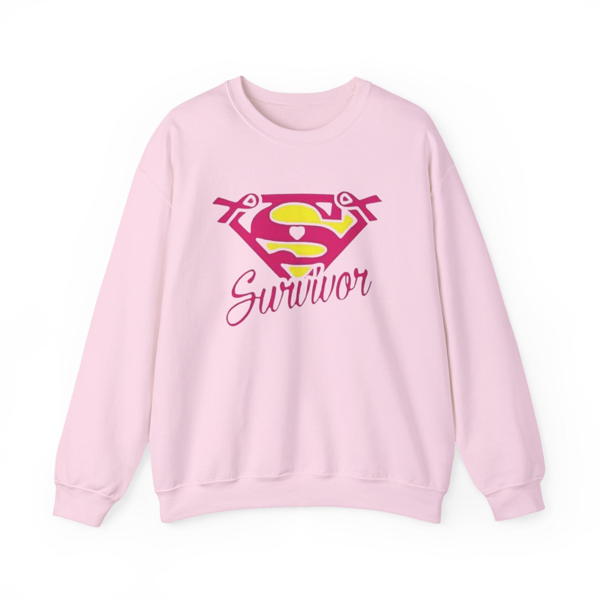 Super Survivor Crewneck Sweatshirt for Strong Individuals by Printify