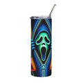 20oz Stainless Tumbler — Neon Scream & Retro Phone Design by Printify