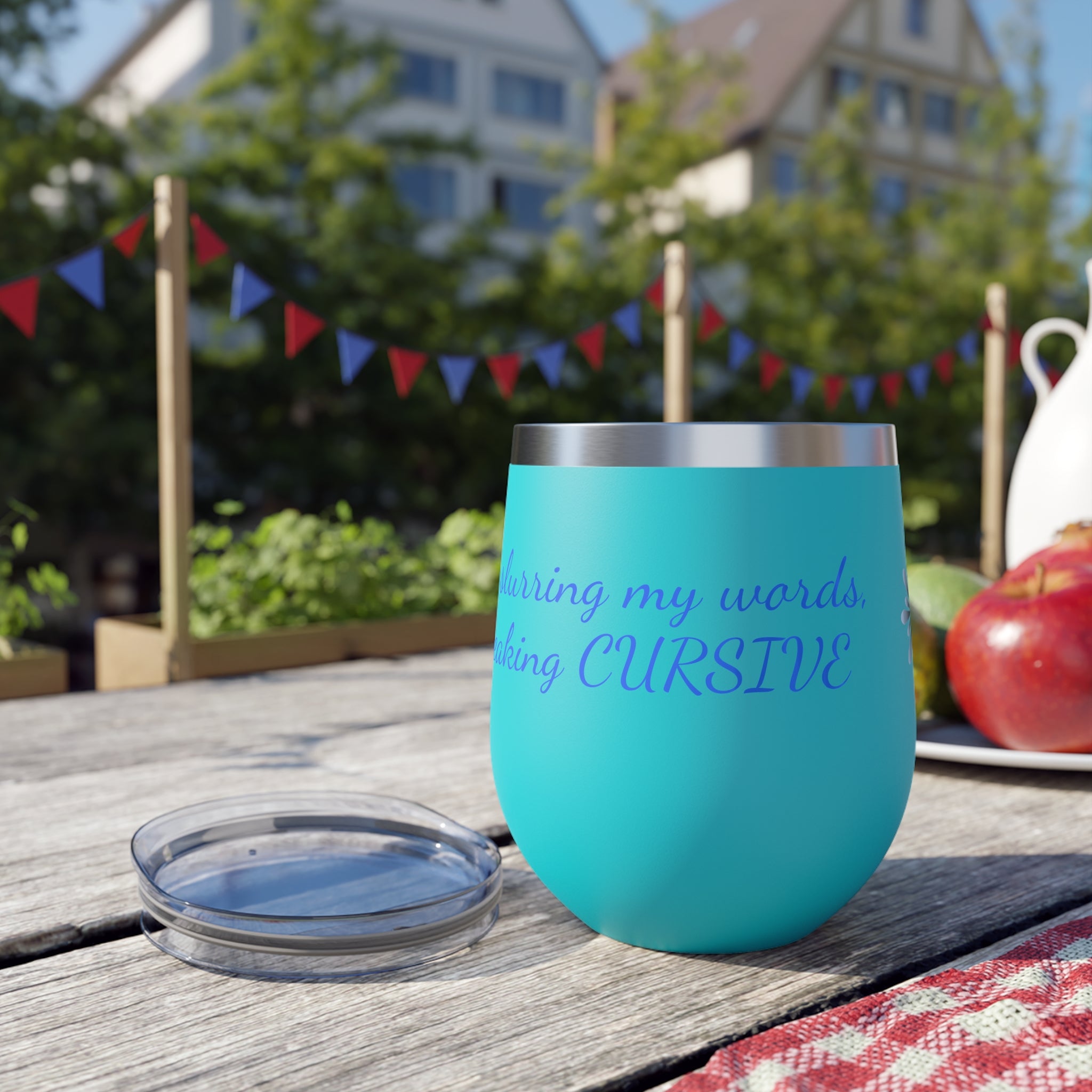 Funny Insulated Cup Gift for Friends, Unique Travel Mug, Quirky Drinks Container, Perfect for Parties, Birthday or Anytime Use by Printify