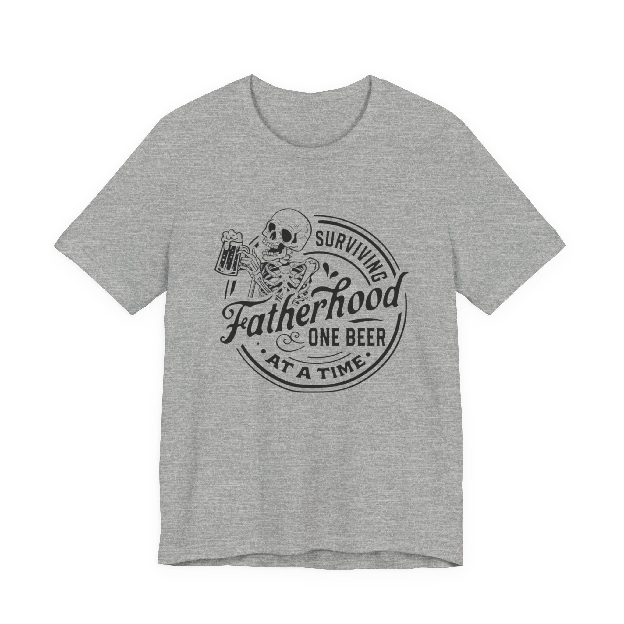 Fatherhood One Beer at a Time T-Shirt by Printify