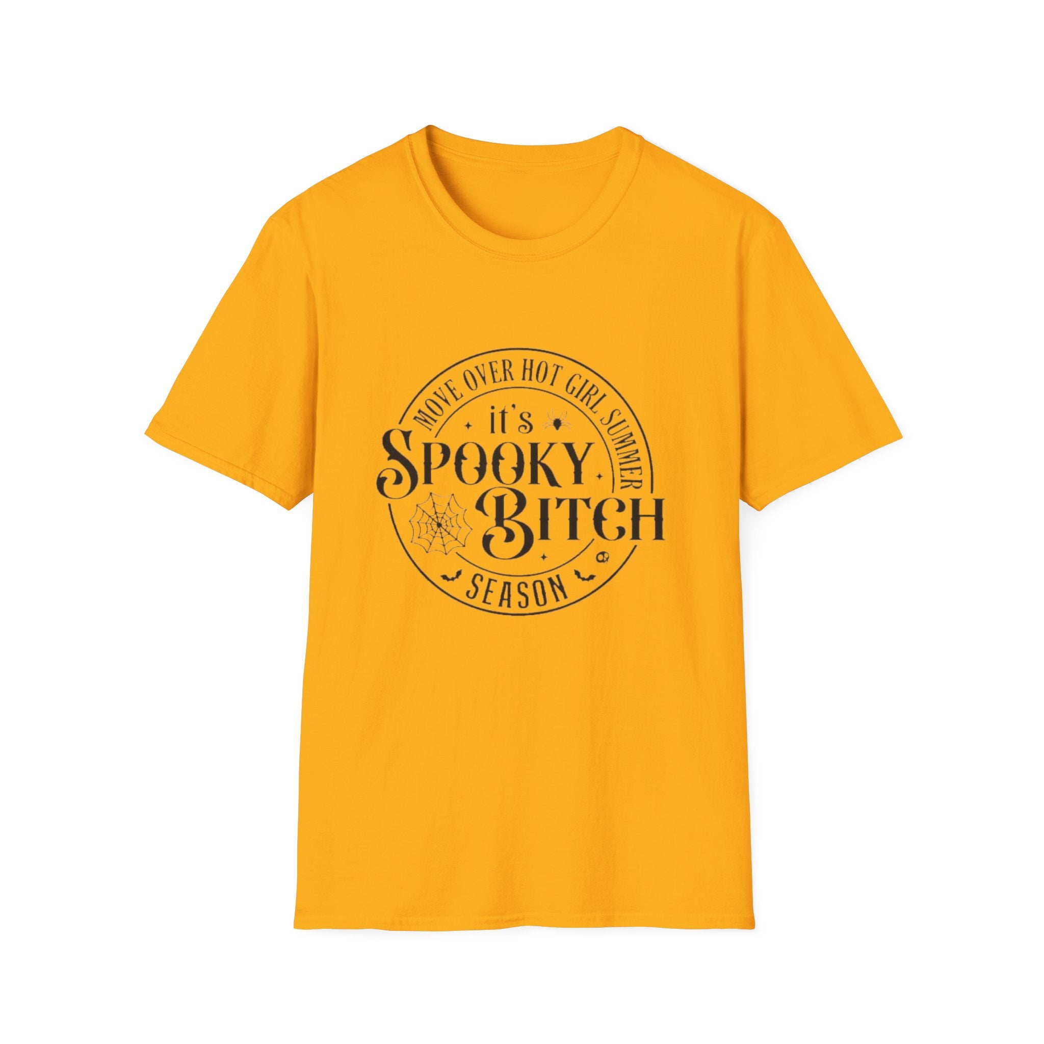 Spooky Bitch T-Shirt — "Move Over Hot Girl Summer" Halloween Tee by Printify