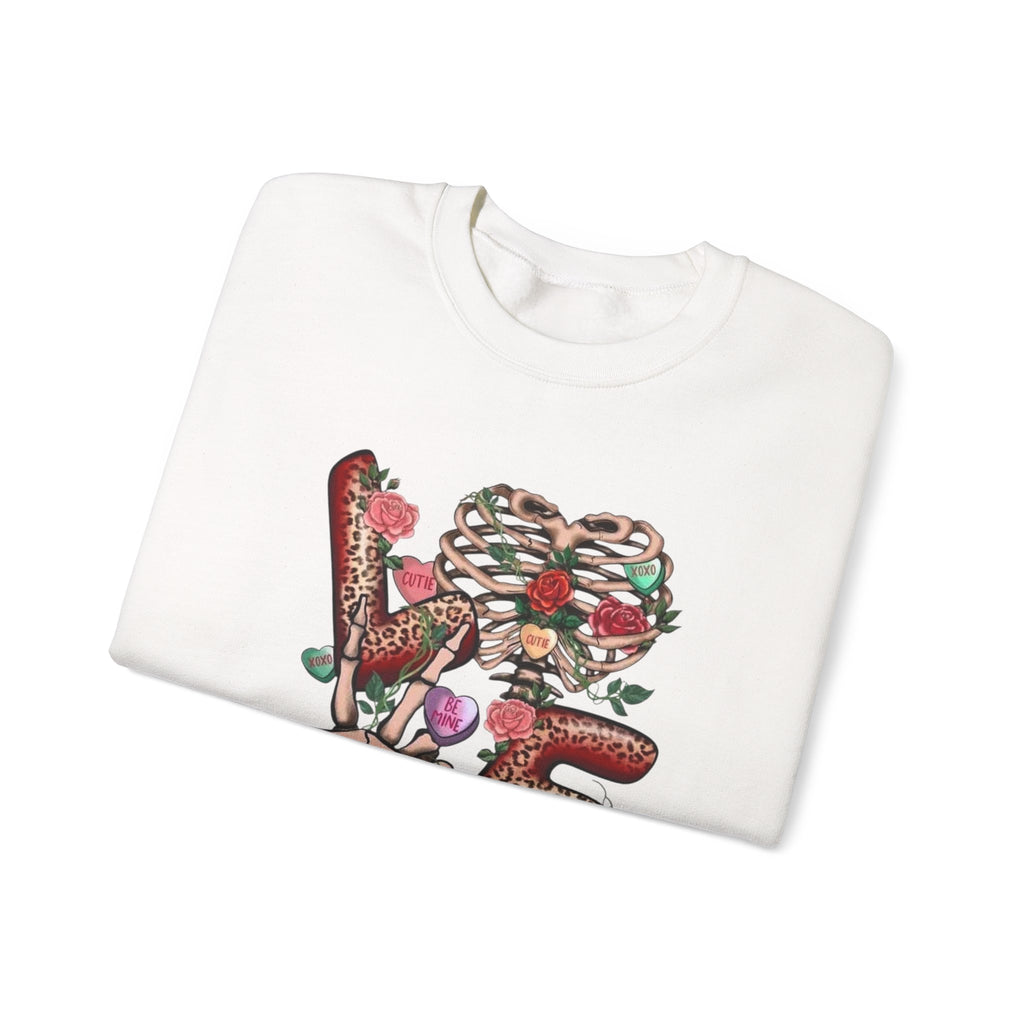Valentine's Day Love Crewneck Sweatshirt by Printify