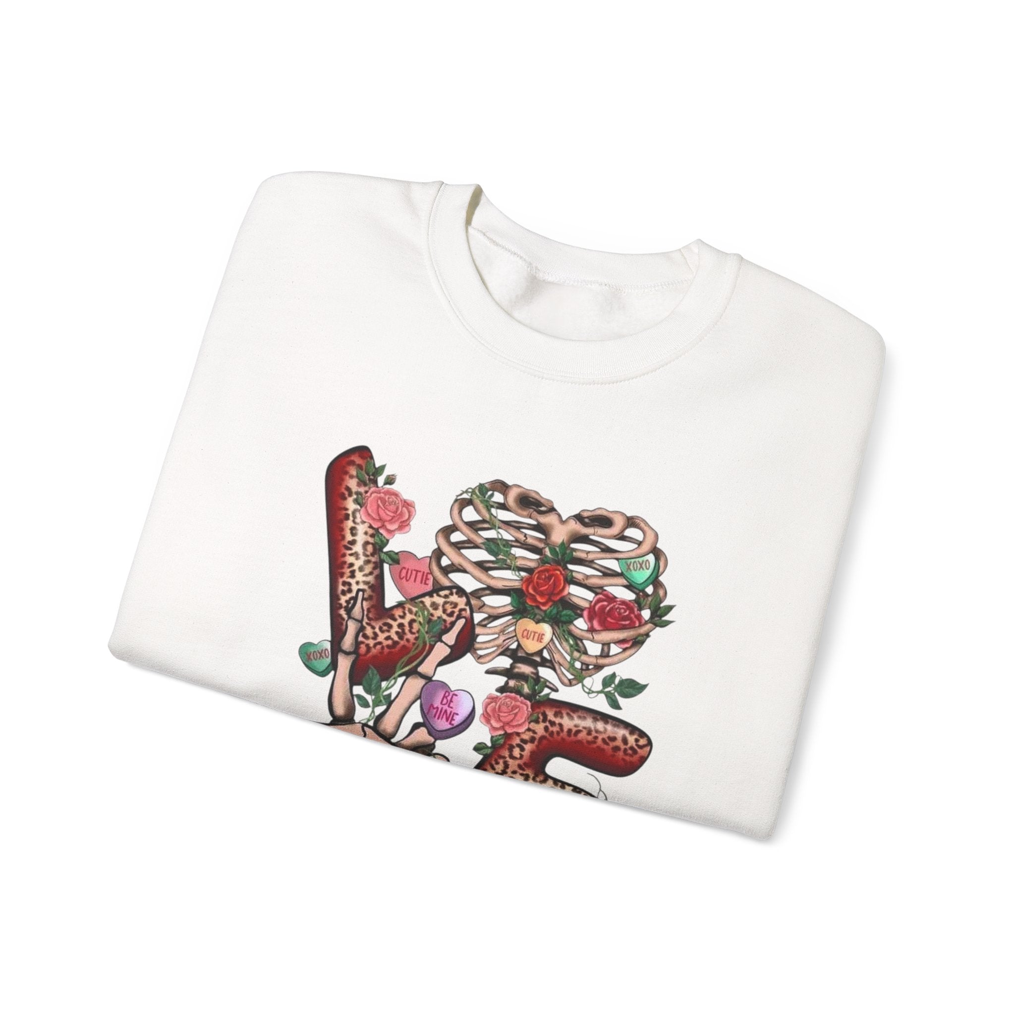 Valentine's Day Love Crewneck Sweatshirt by Printify