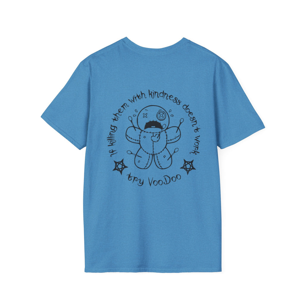 Minimal Angel Bear Chest Pocket T-Shirt by Printify