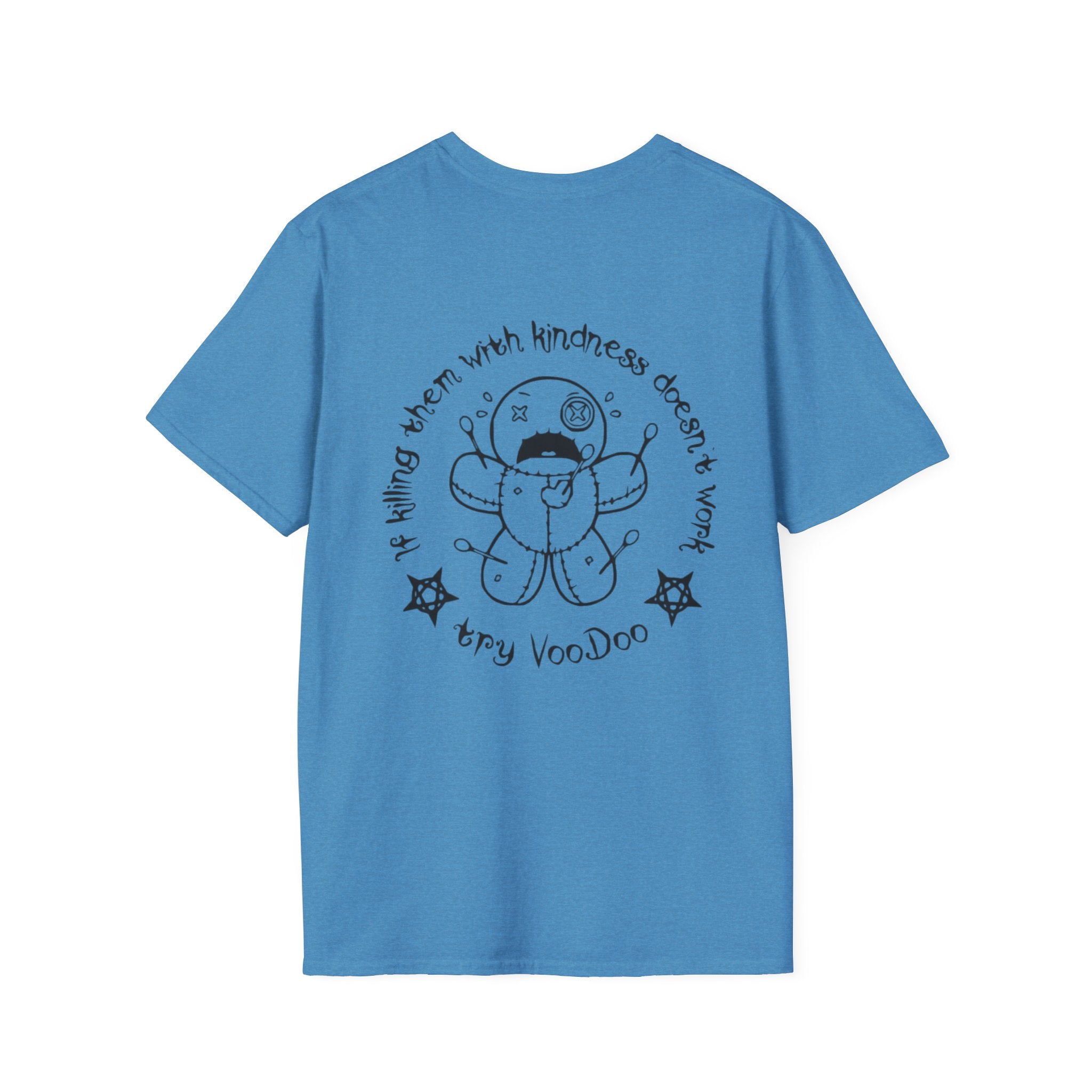 Minimal Angel Bear Chest Pocket T-Shirt by Printify