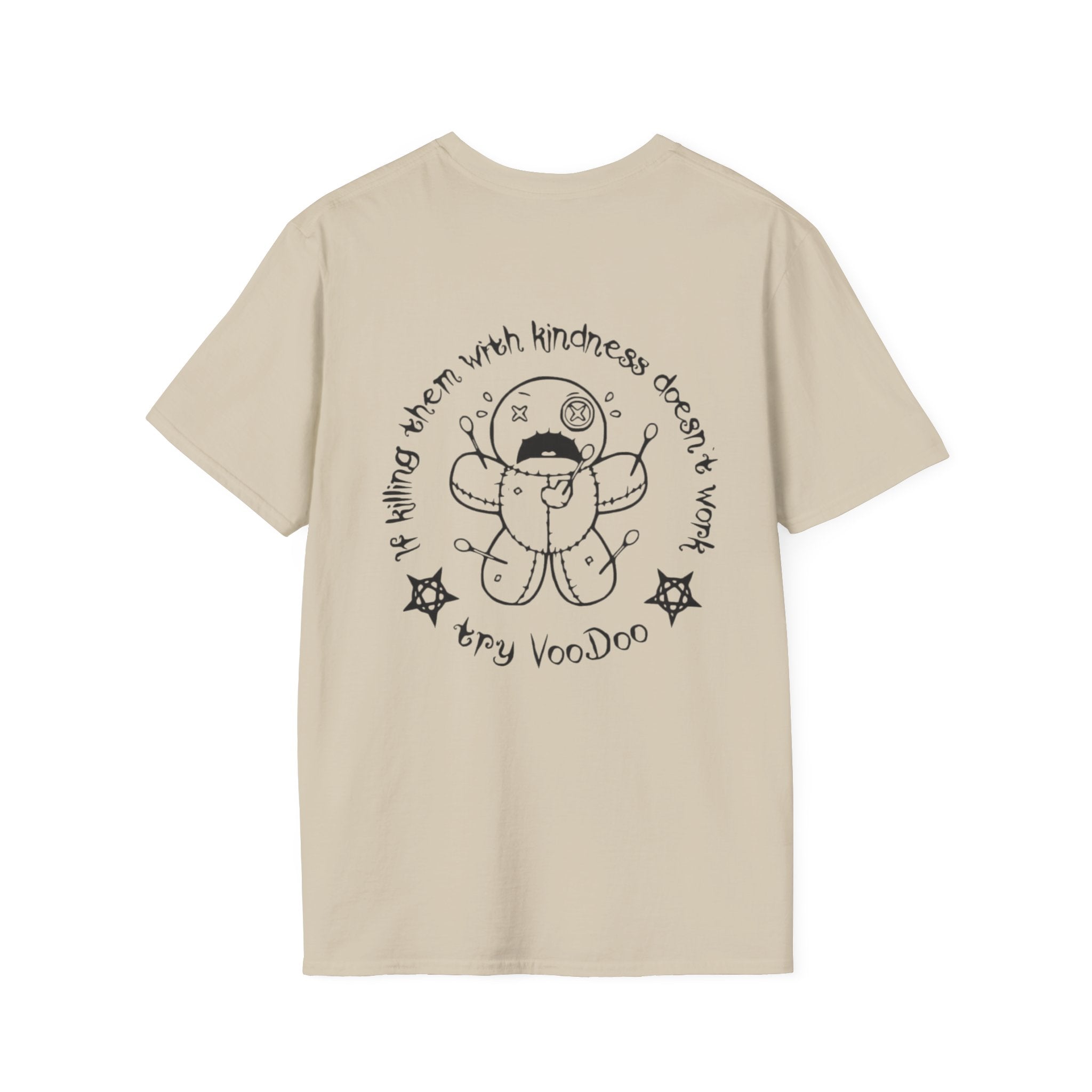 Minimal Angel Bear Chest Pocket T-Shirt by Printify