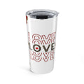 Love Love Tumbler 20oz by Printify