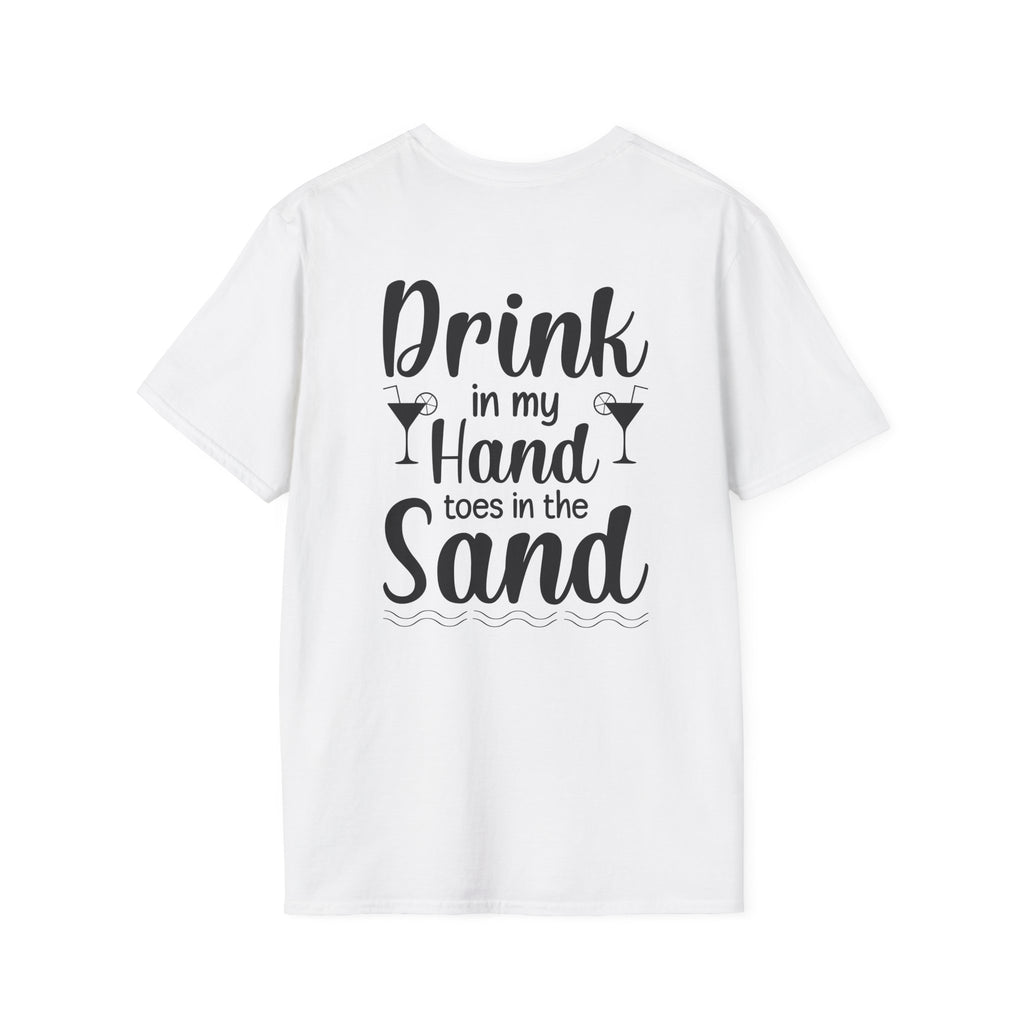 Happy and Salty T-Shirt — Nautical Anchor Graphic Tee by Printify