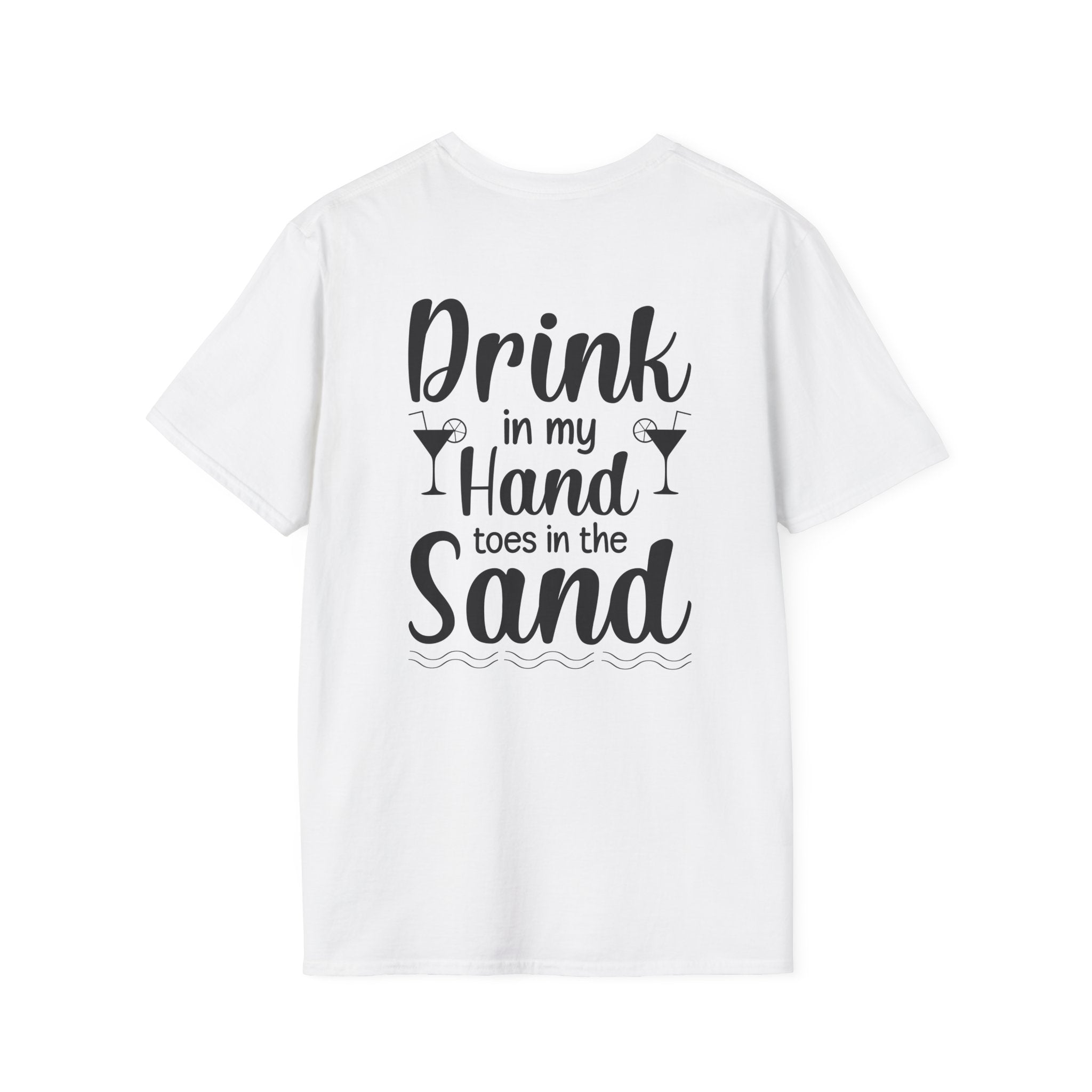 Happy and Salty T-Shirt — Nautical Anchor Graphic Tee by Printify