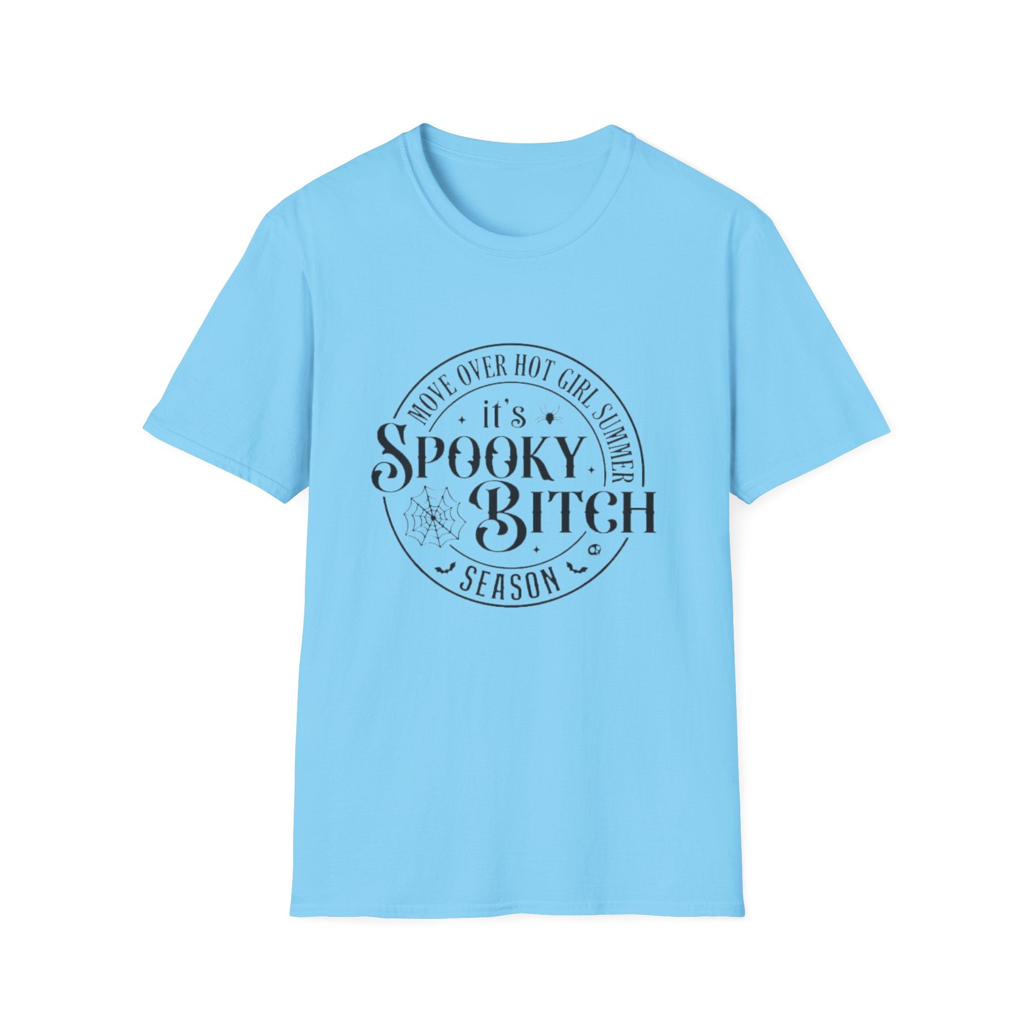 Spooky Bitch T-Shirt — "Move Over Hot Girl Summer" Halloween Tee by Printify