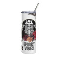 Spooky Vibes 20oz Stainless Tumbler by Printify