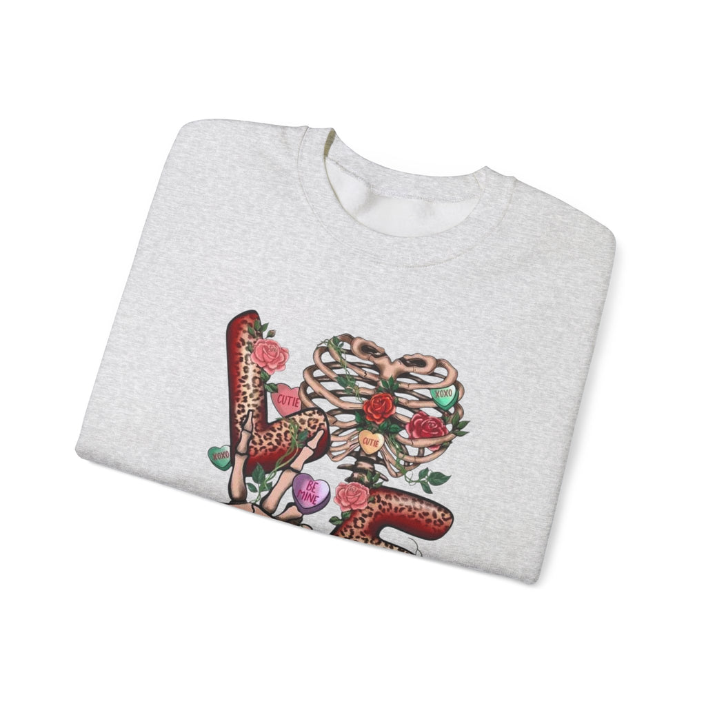 Valentine's Day Love Crewneck Sweatshirt by Printify