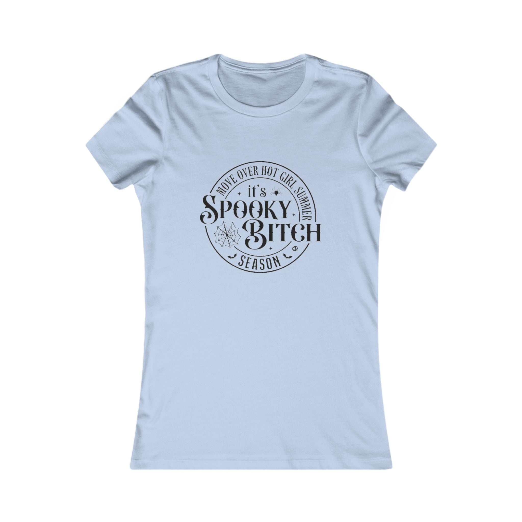 Women's Spooky Tee, Halloween Shirt, Fall Fashion, Casual Wear, Gift for Her, Witchy Vibes, Seasonal Humor by Printify