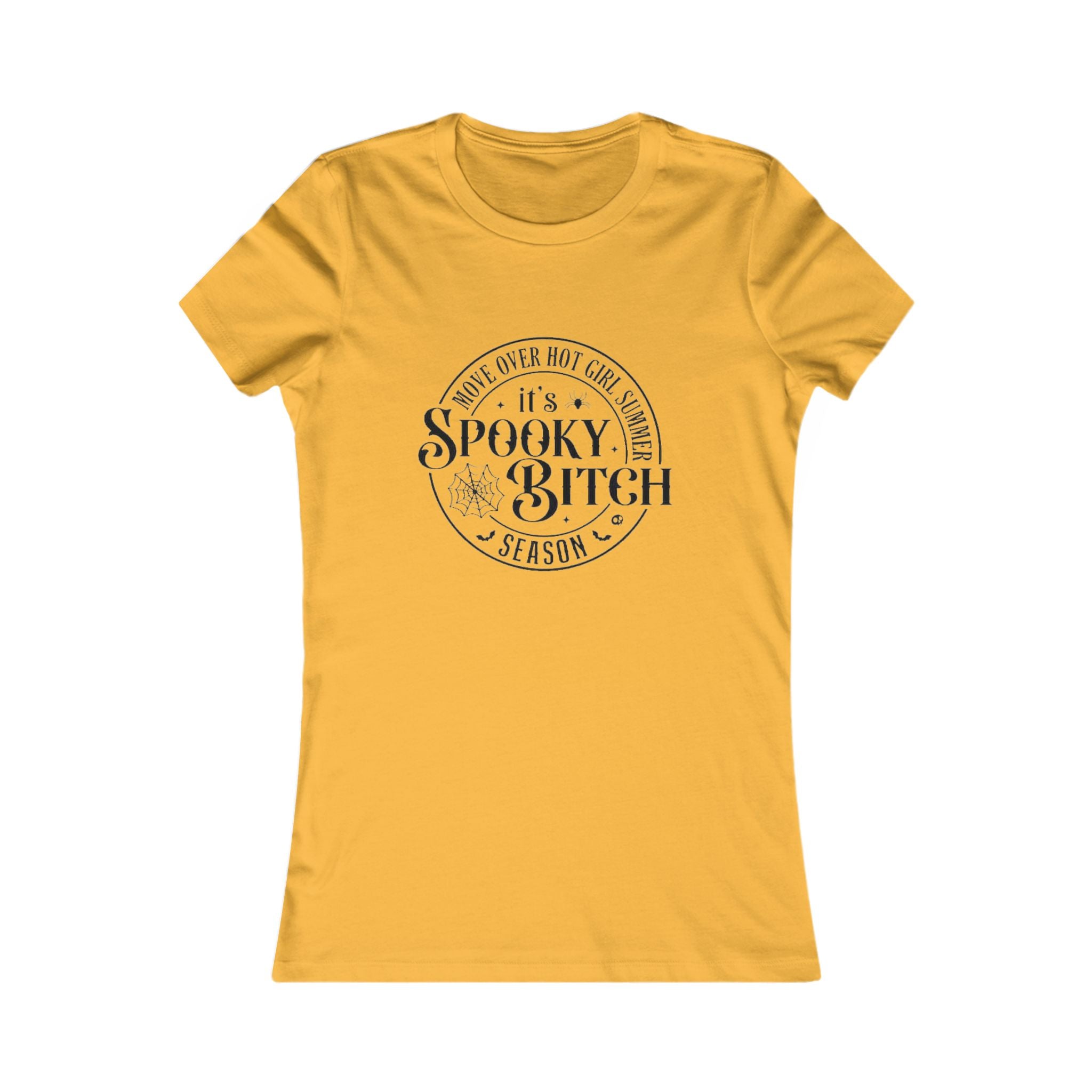 Women's Spooky Tee, Halloween Shirt, Fall Fashion, Casual Wear, Gift for Her, Witchy Vibes, Seasonal Humor by Printify