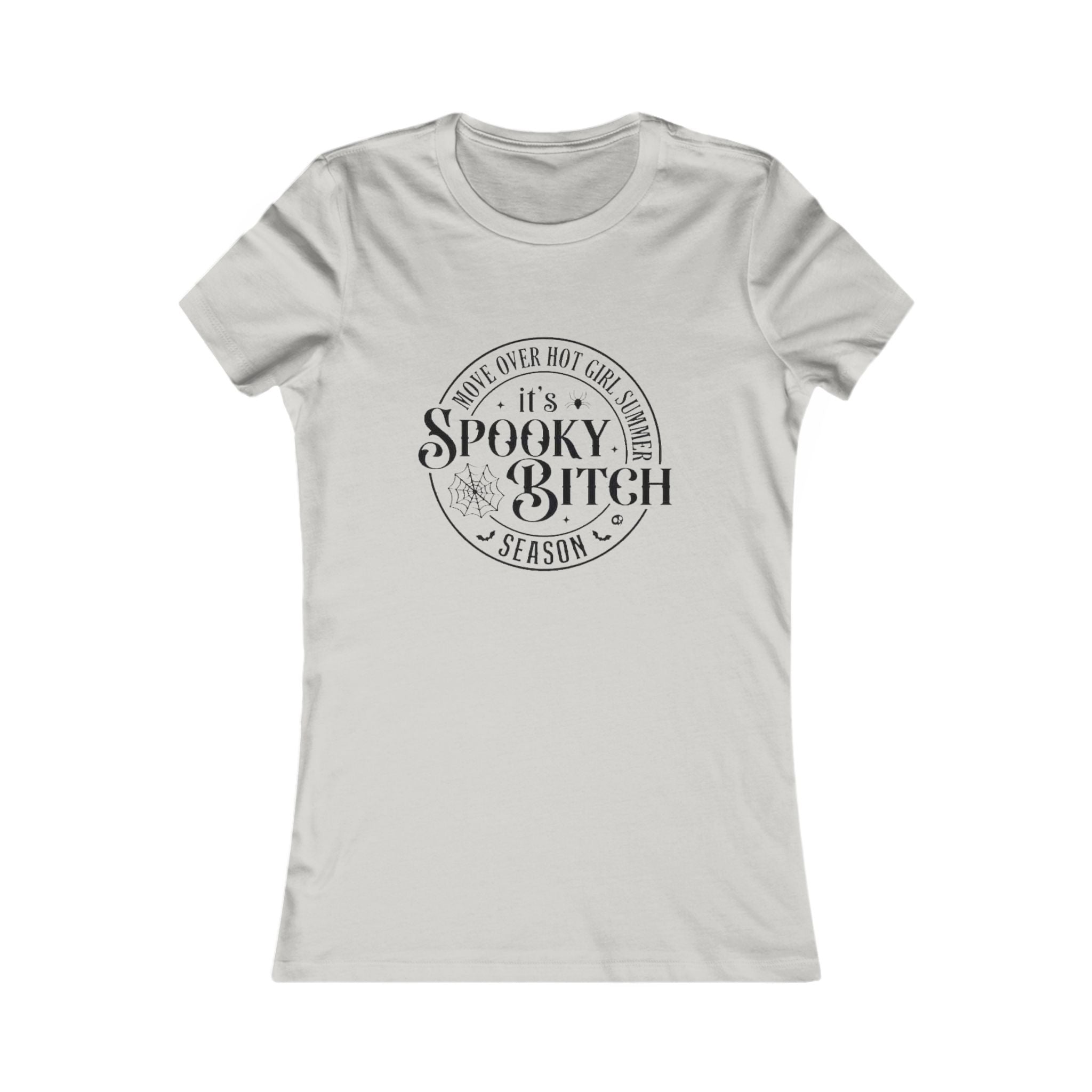 Women's Spooky Tee, Halloween Shirt, Fall Fashion, Casual Wear, Gift for Her, Witchy Vibes, Seasonal Humor by Printify