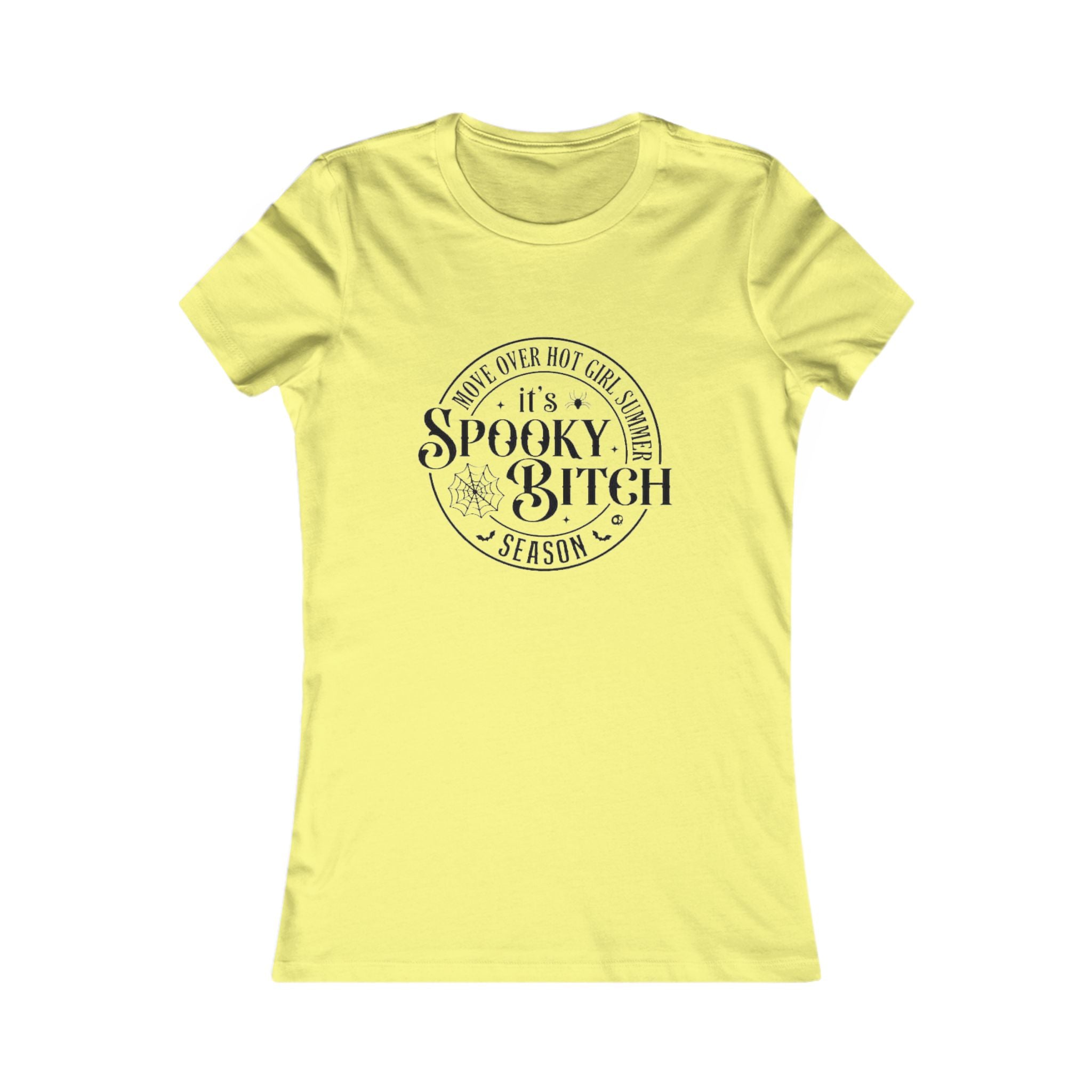 Women's Spooky Tee, Halloween Shirt, Fall Fashion, Casual Wear, Gift for Her, Witchy Vibes, Seasonal Humor by Printify