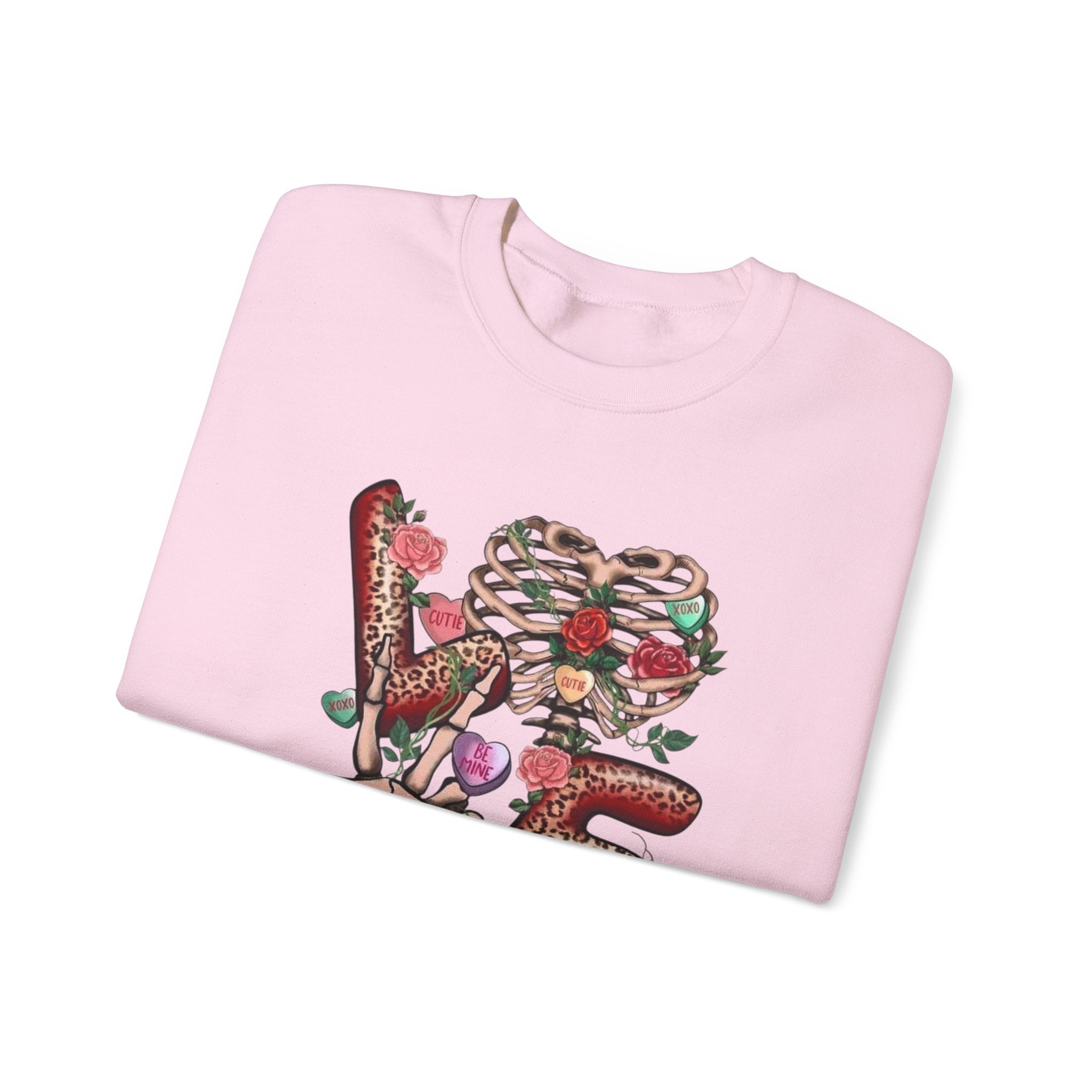 Valentine's Day Love Crewneck Sweatshirt by Printify