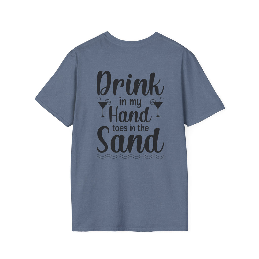 Happy and Salty T-Shirt — Nautical Anchor Graphic Tee by Printify