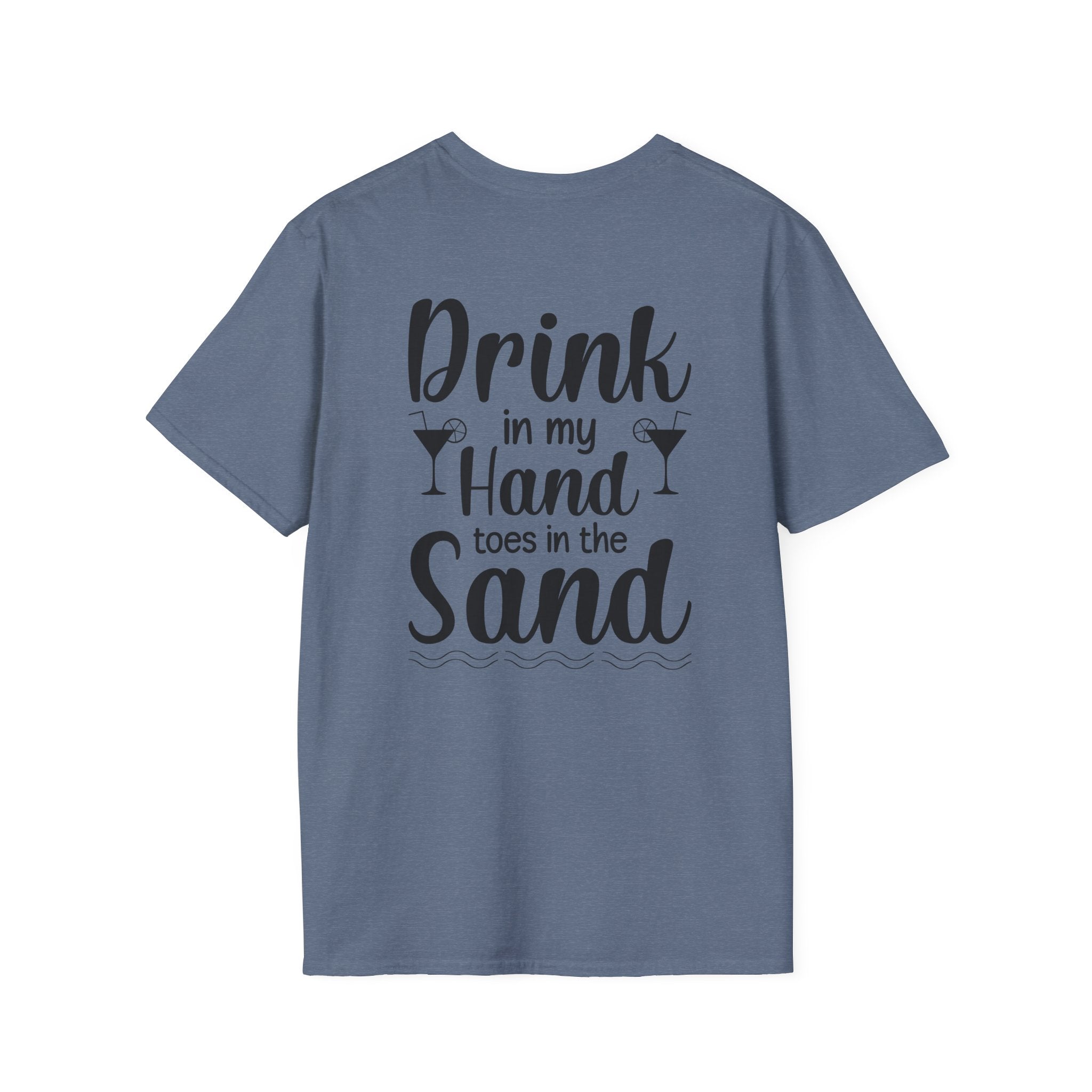 Happy and Salty T-Shirt — Nautical Anchor Graphic Tee by Printify