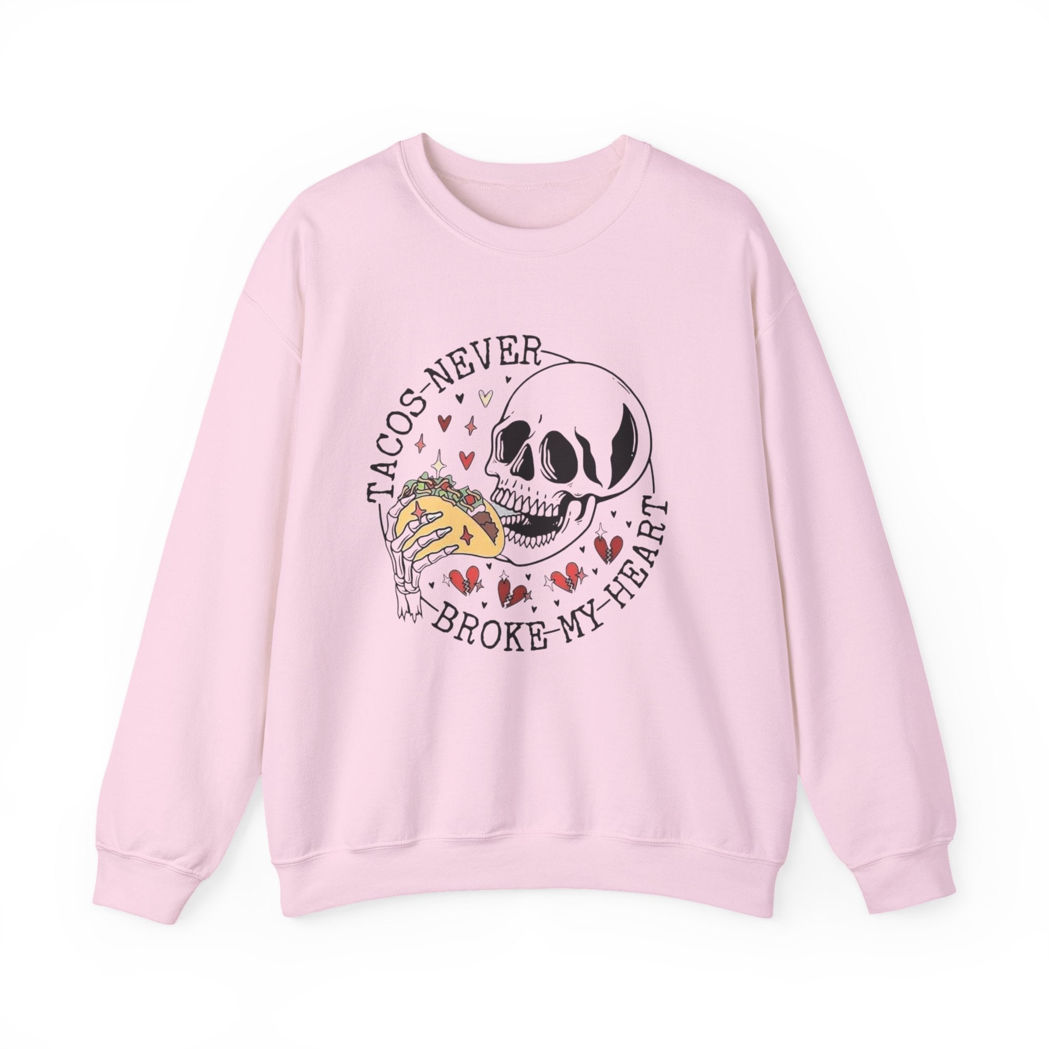 Valentine Tacos Sweatshirt, Funny Taco Lover Gift by Printify
