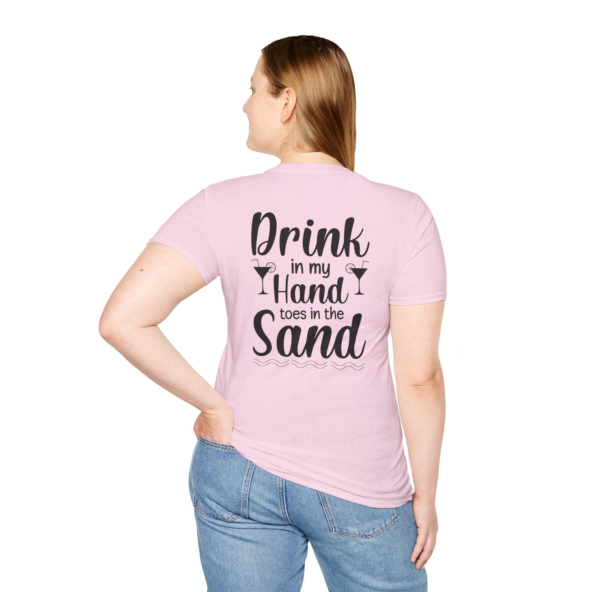 Happy and Salty T-Shirt — Nautical Anchor Graphic Tee by Printify
