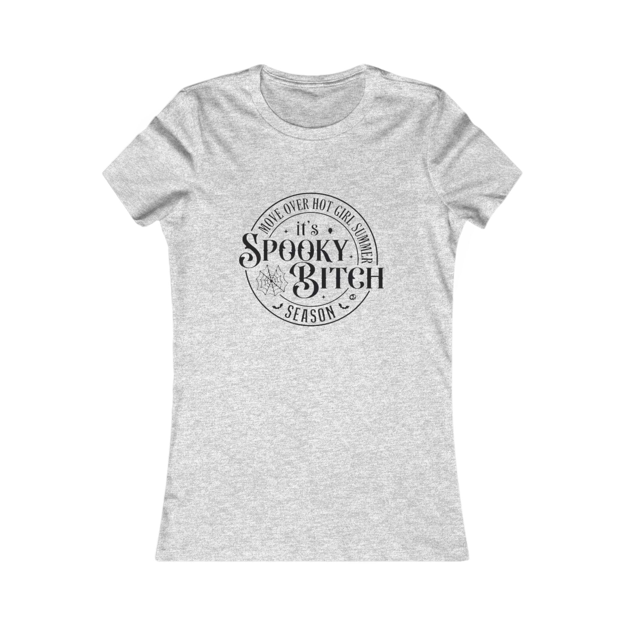 Women's Spooky Tee, Halloween Shirt, Fall Fashion, Casual Wear, Gift for Her, Witchy Vibes, Seasonal Humor by Printify