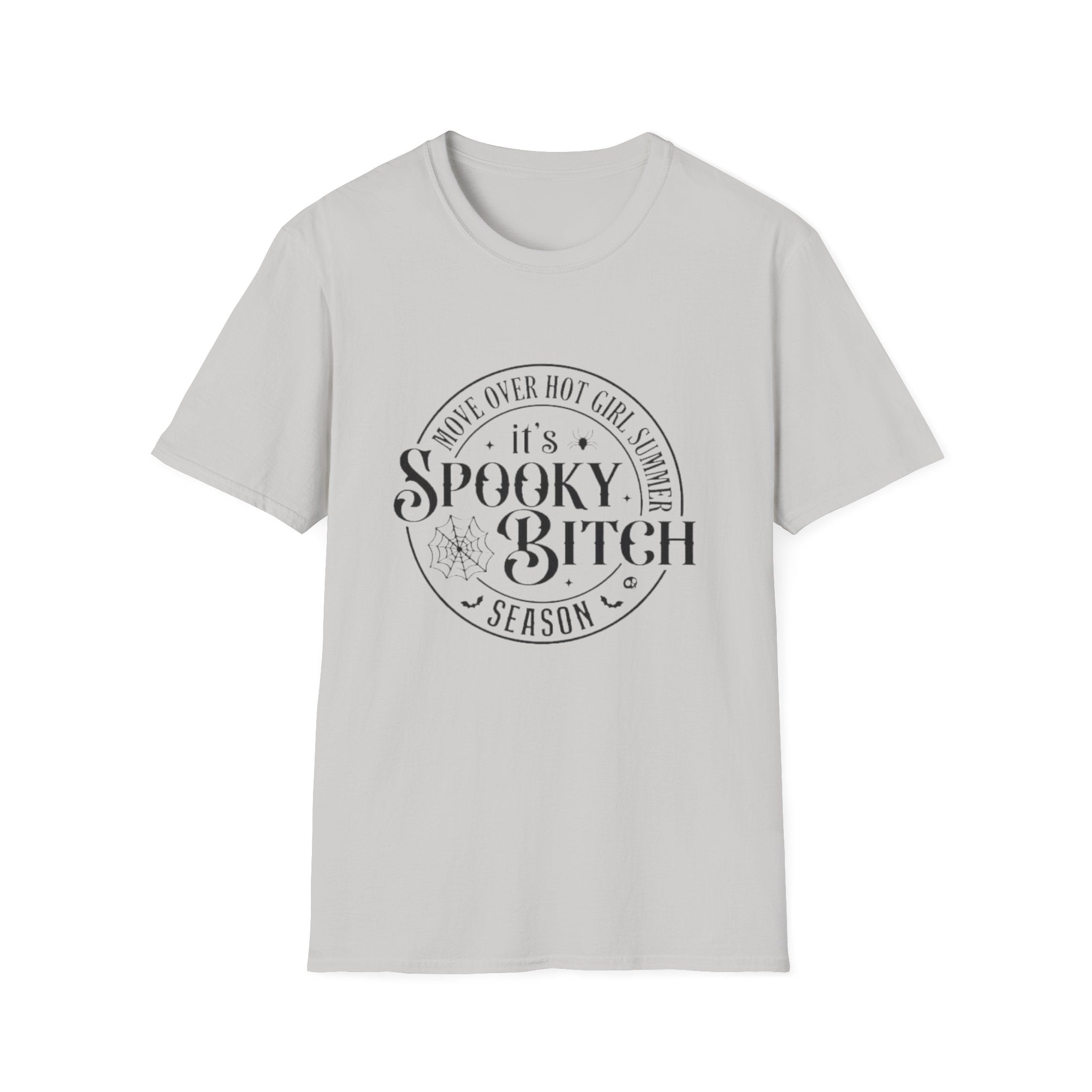 Spooky Bitch T-Shirt — "Move Over Hot Girl Summer" Halloween Tee by Printify