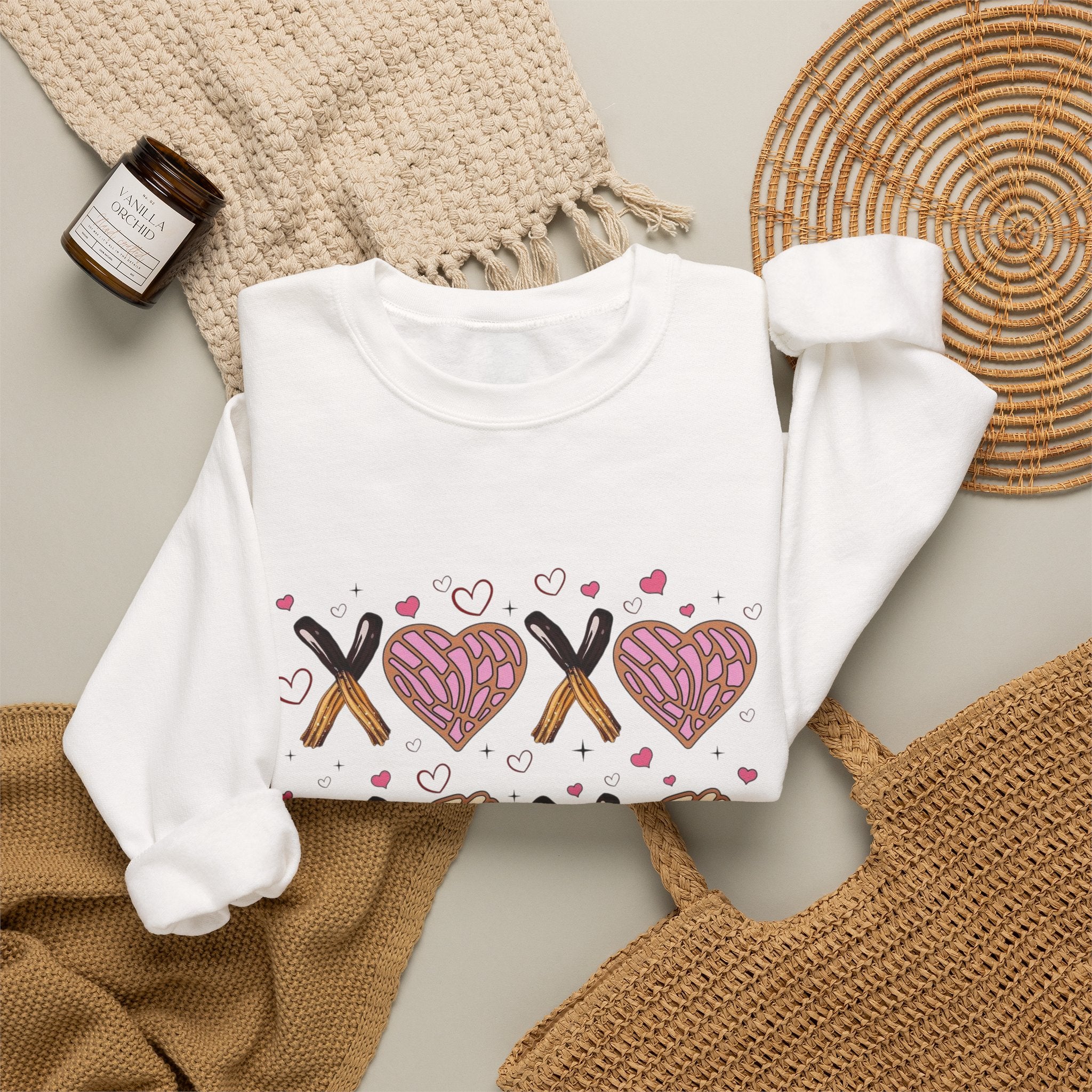 XOXO Crewneck Sweatshirt by Printify