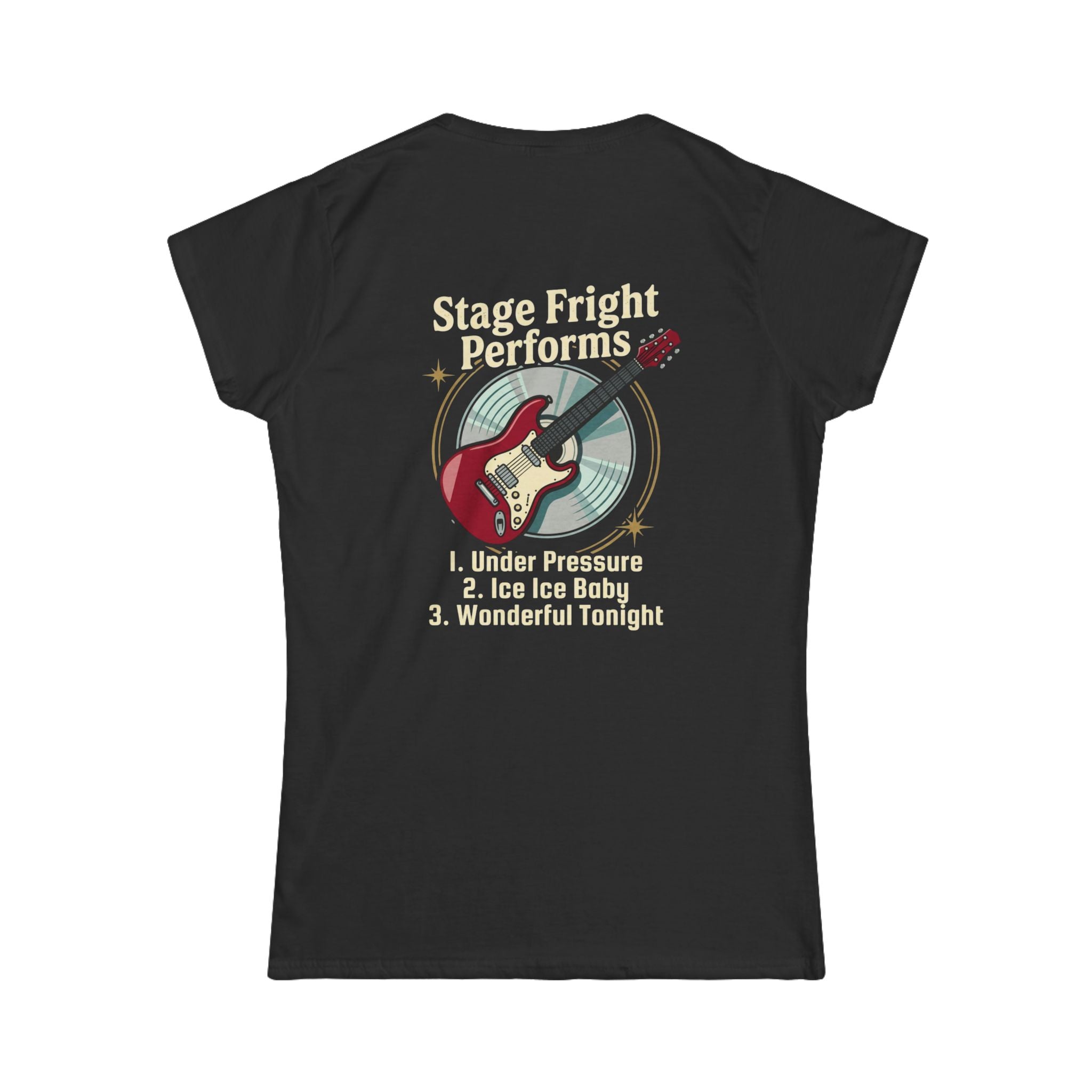 Women's Black Tee — Classic Softstyle Short Sleeve Shirt by Printify