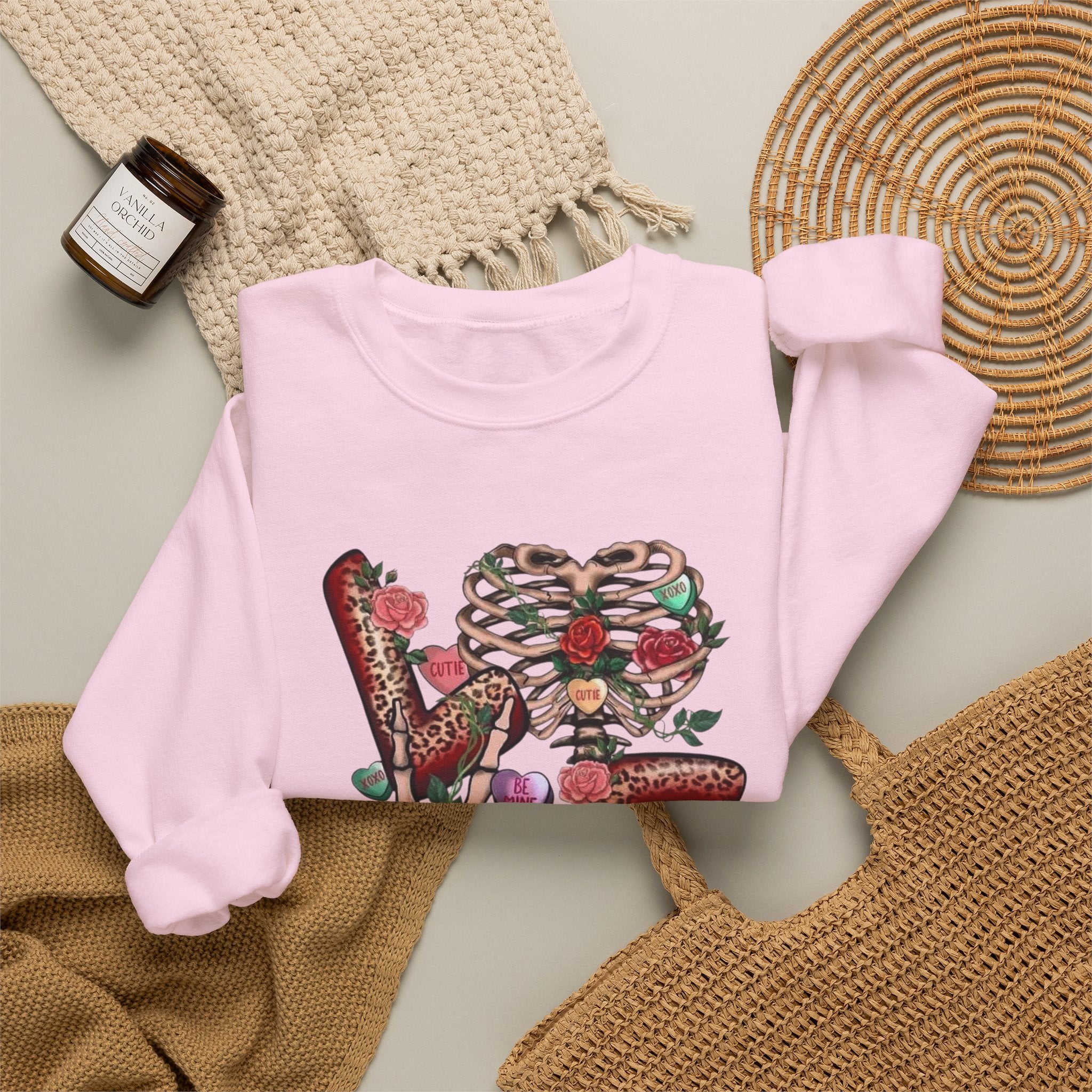 Valentine's Day Love Crewneck Sweatshirt by Printify
