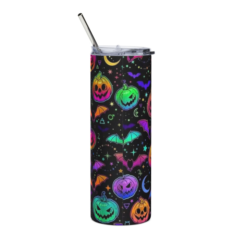 20oz Stainless Steel Tumbler — "Move Over Hot Girl Summer, It’s Spooky Bitch Season" Halloween Travel Cup by Printify