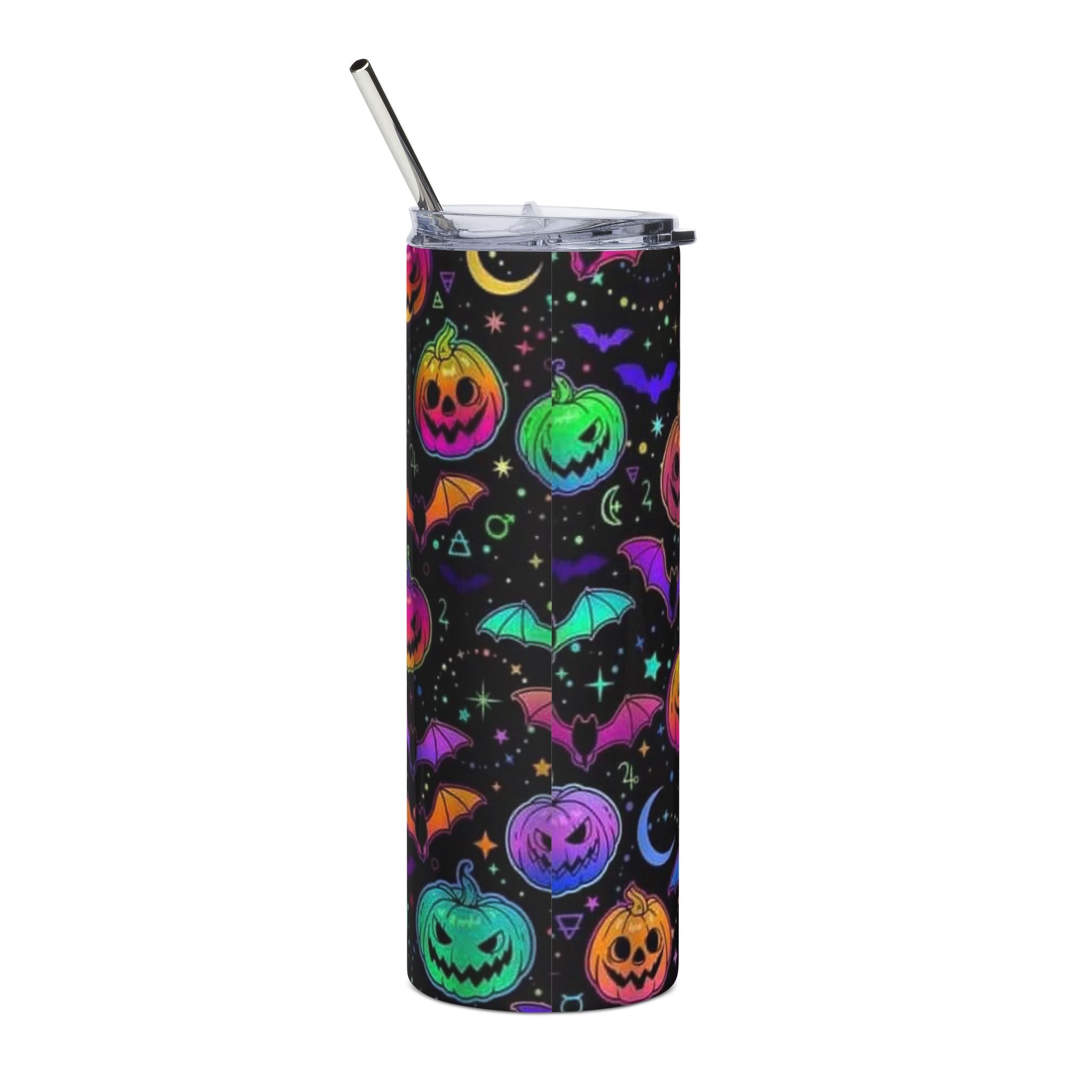 20oz Stainless Steel Tumbler — "Move Over Hot Girl Summer, It’s Spooky Bitch Season" Halloween Travel Cup by Printify