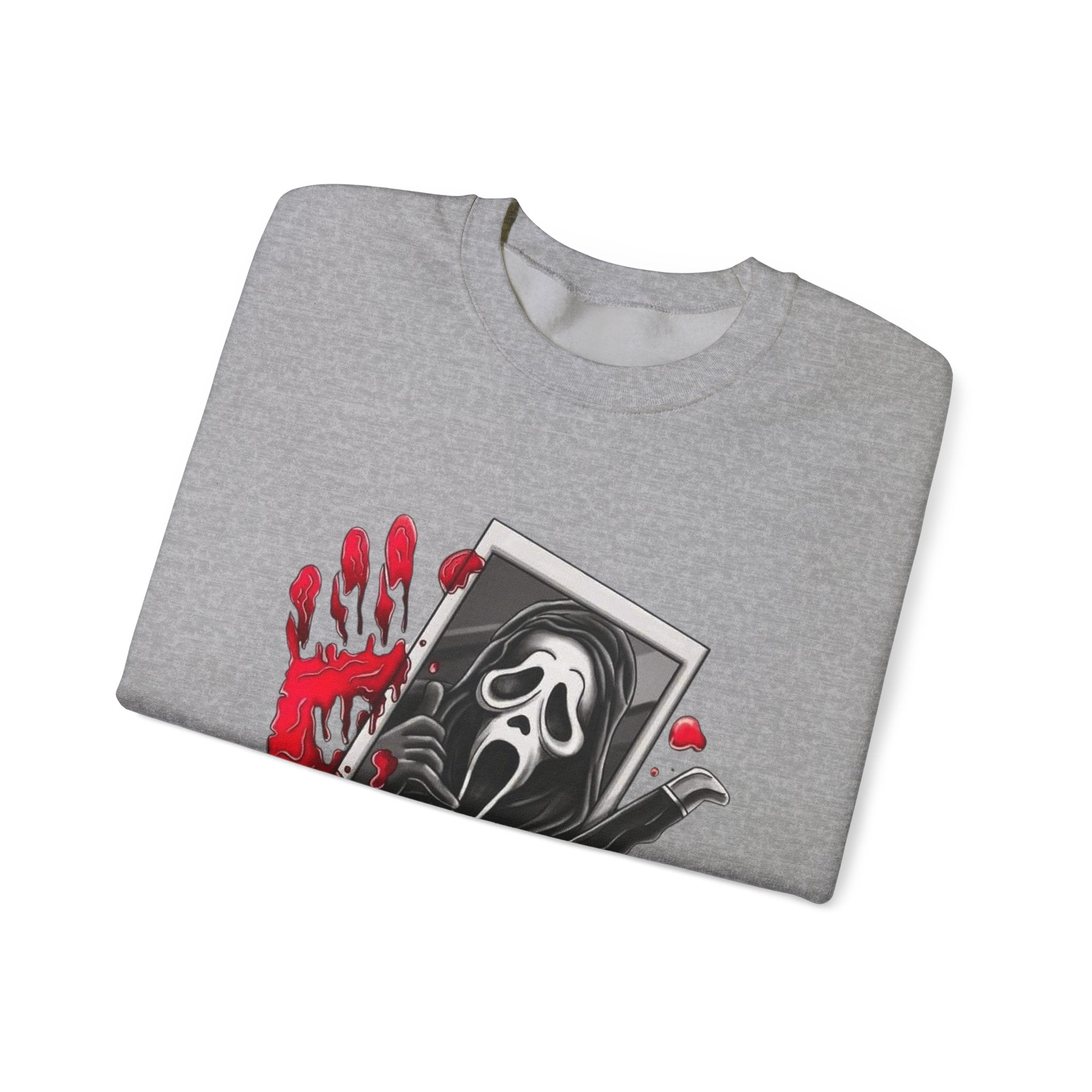 Scream Movie Valentine's Crewneck Sweatshirt by Printify