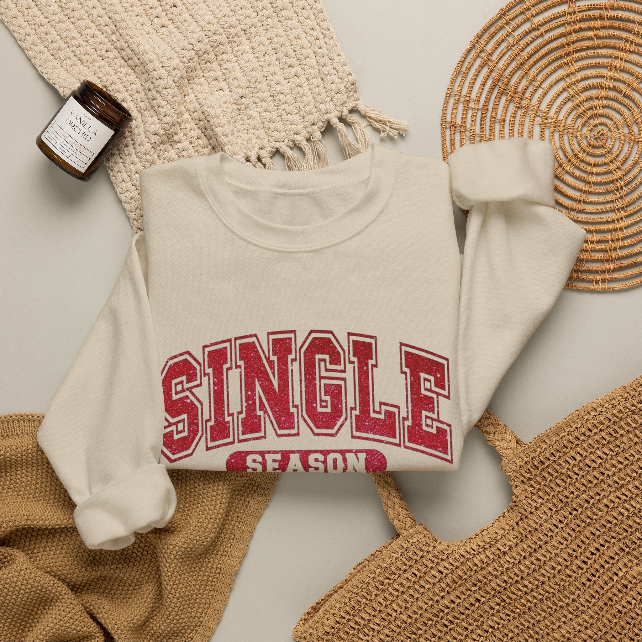 Single Season Crewneck Sweatshirt by Printify