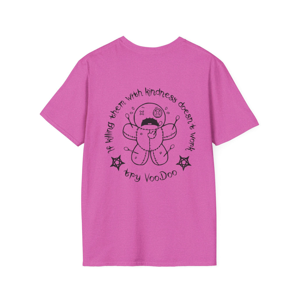 Minimal Angel Bear Chest Pocket T-Shirt by Printify