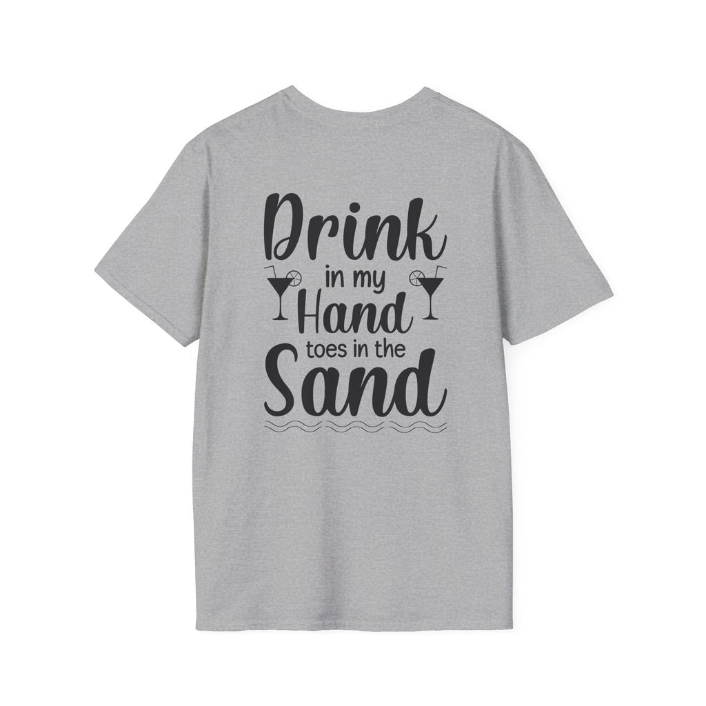 Happy and Salty T-Shirt — Nautical Anchor Graphic Tee by Printify