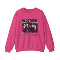 October Horror Crewneck Sweatshirt — "In October We Wear Pink" by Printify