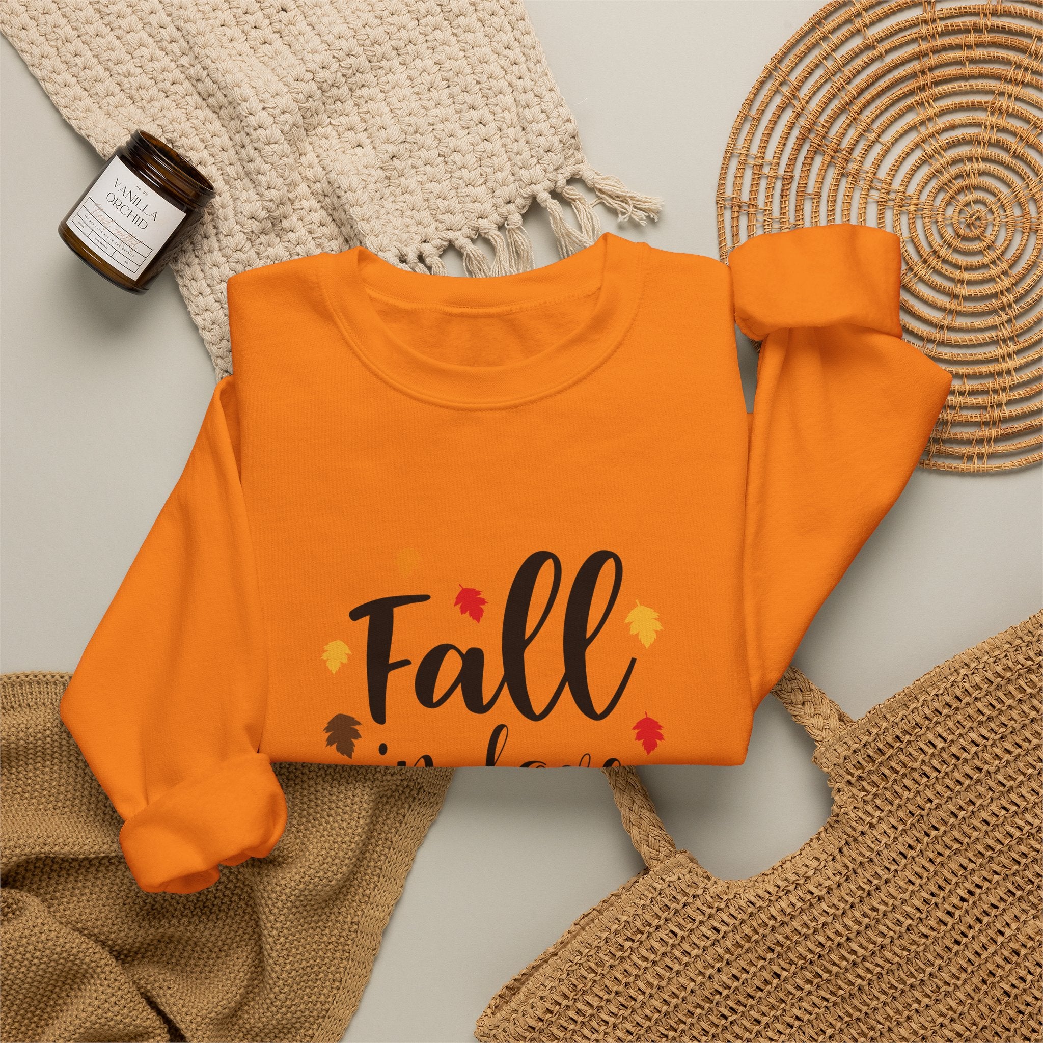 Just a Girl Who Loves Fall Crewneck Sweatshirt – Cozy Autumn Pullover by Printify