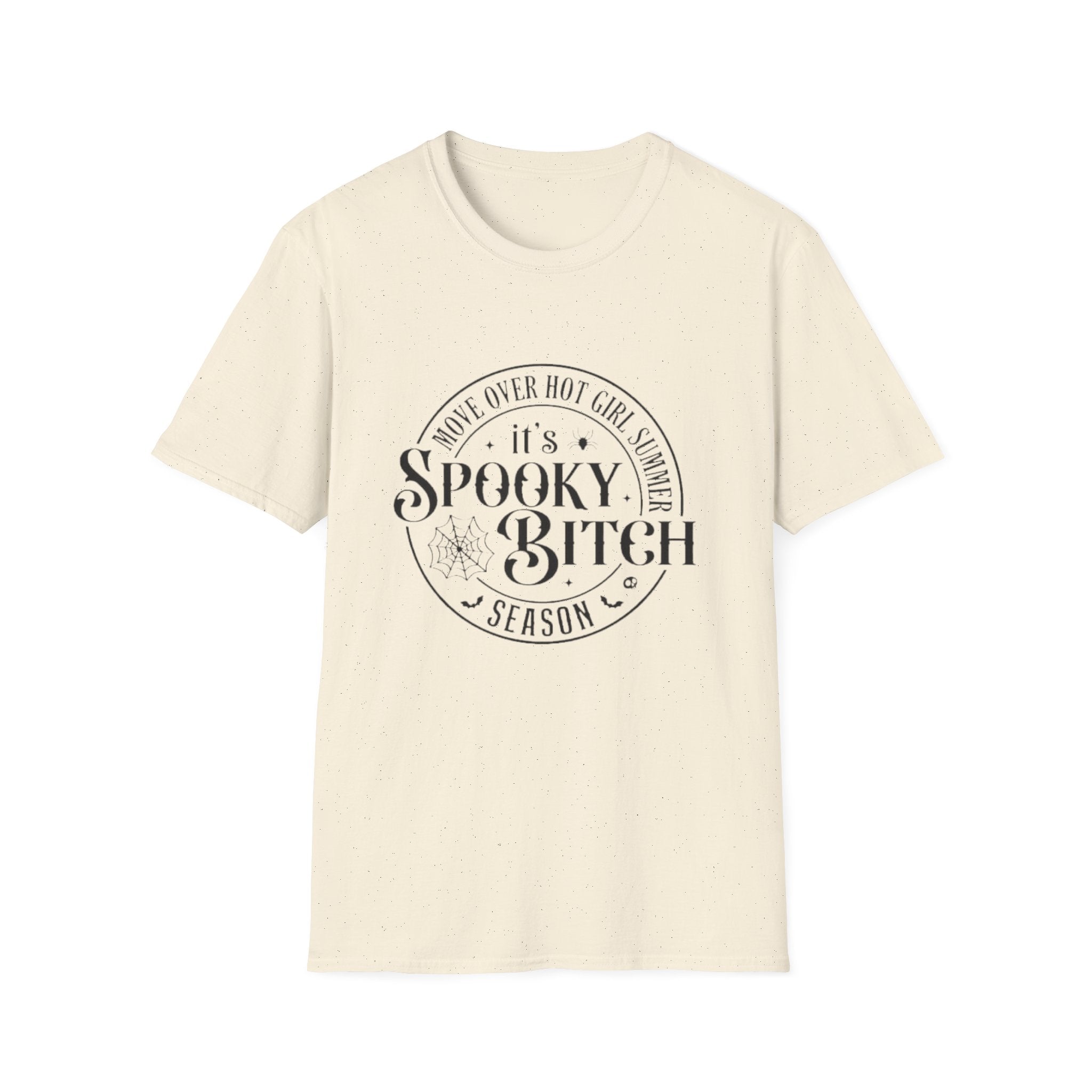 Spooky Bitch T-Shirt — "Move Over Hot Girl Summer" Halloween Tee by Printify